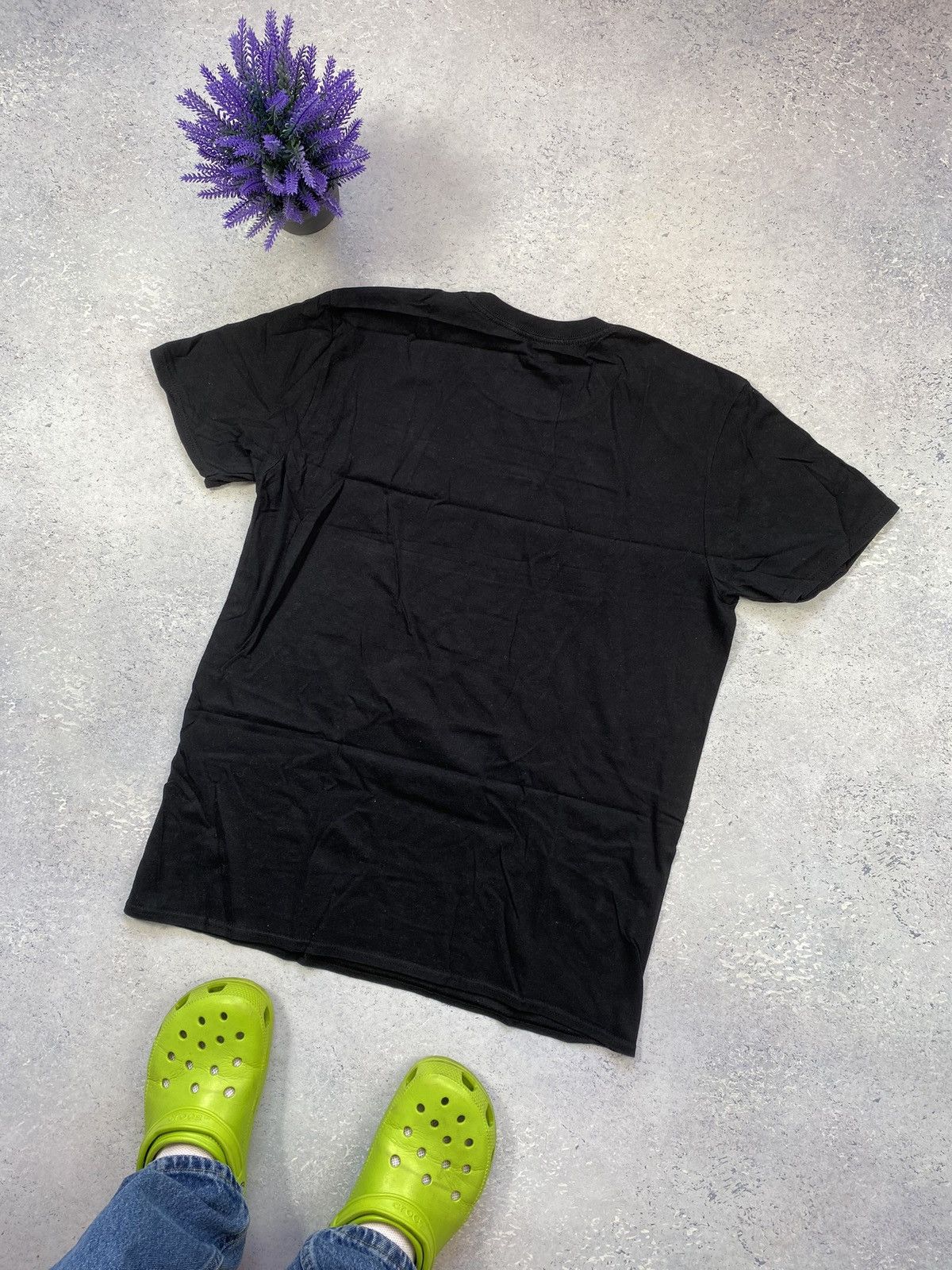 Band Tees Iron Maiden Men’s Black T-shirt With Big Centre Logo Size US L / EU 52-54 / 3 - 5 Thumbnail
