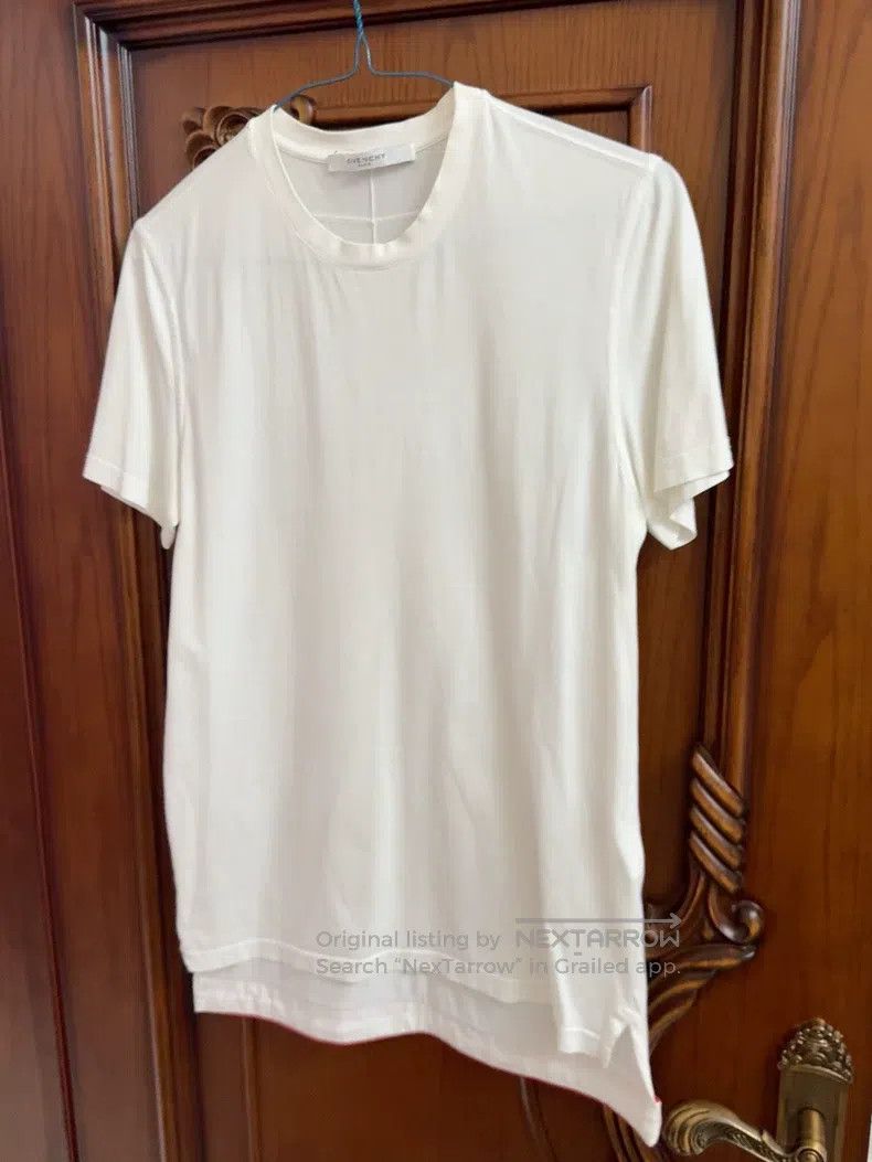 Givenchy Givenchy Logo Stripe Hem Short Sleeve Round Neck Size US S / EU 44-46 / 1 - 2 Thumbnail