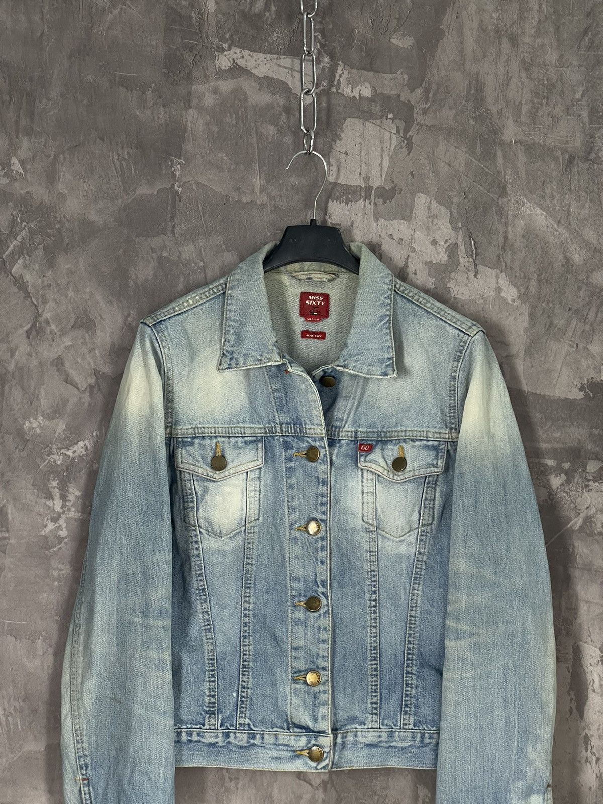 Miss Sixty × Vintage Vintage Y2K Miss Sixty Denim Jacket Streetwear 90s Style Size M / US 6-8 / IT 42-44 - 2 Thumbnail