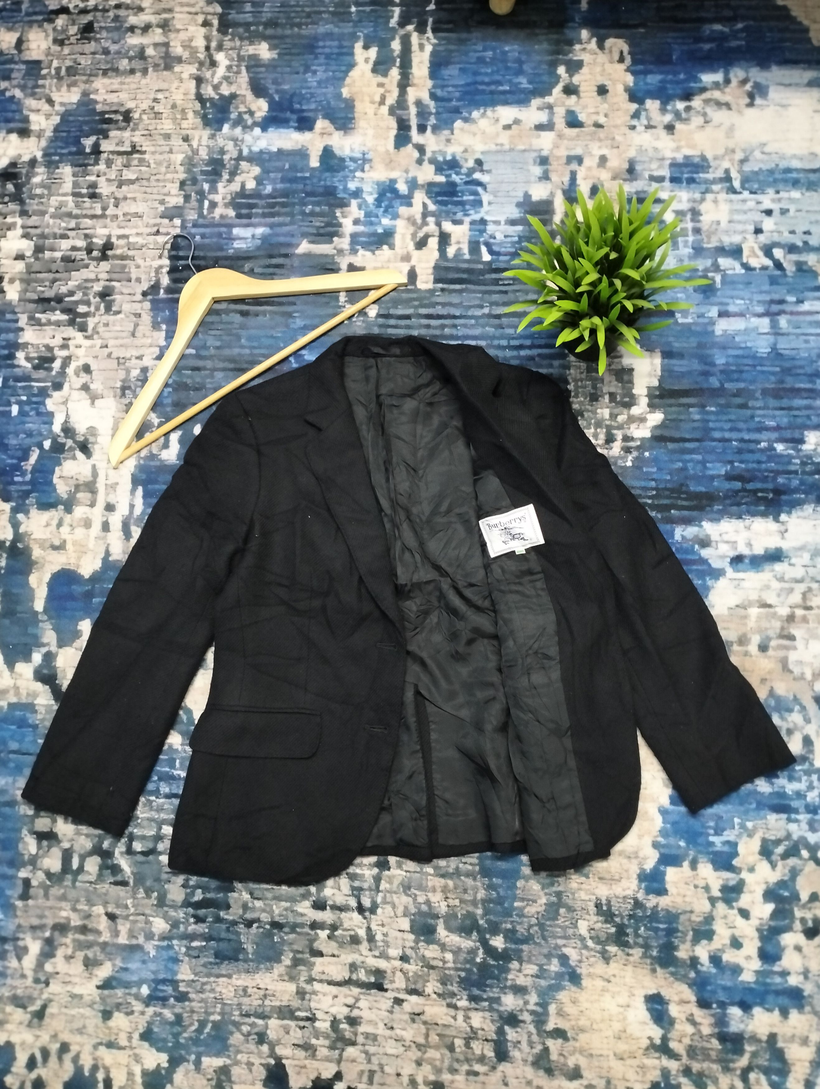 Burberry × Vintage 🩸Best offer🩸Vintage Burberrys wool blazer jacket Size S / US 4 / IT 40 - 1 Thumbnail