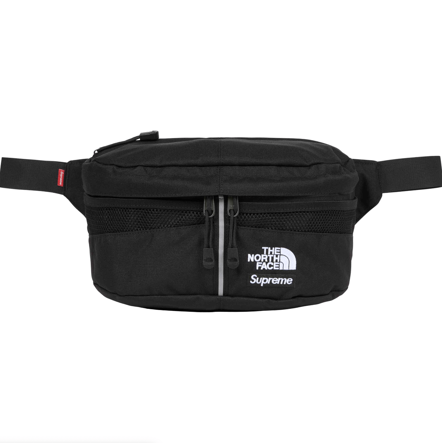 image of Supreme The North Face Split Waist Bag In Black, Men's
