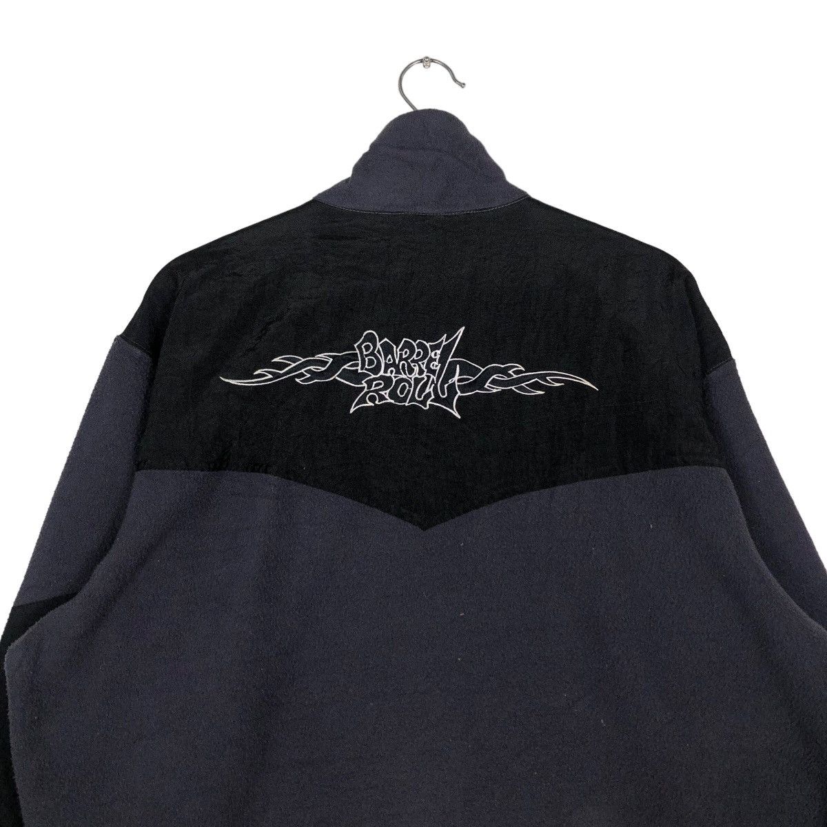 Japanese Brand 🔥Vintage Collar Sweatshirt Anorak Big Logo Barrel Roll USA Size US M / EU 48-50 / 2 - 9 Thumbnail