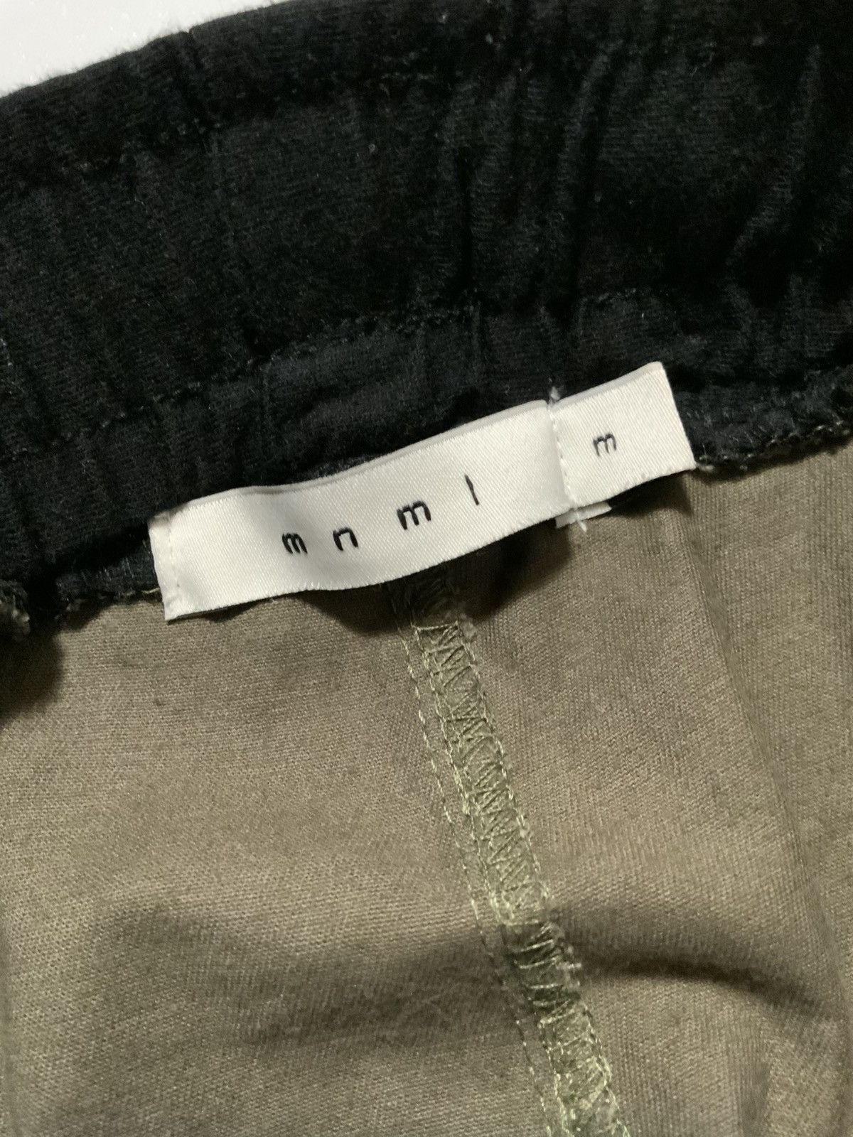 MNML MNML Los Angeles Olive Green Cargo Drawstring Utility Pants Size US 32 / EU 48 - 4 Thumbnail