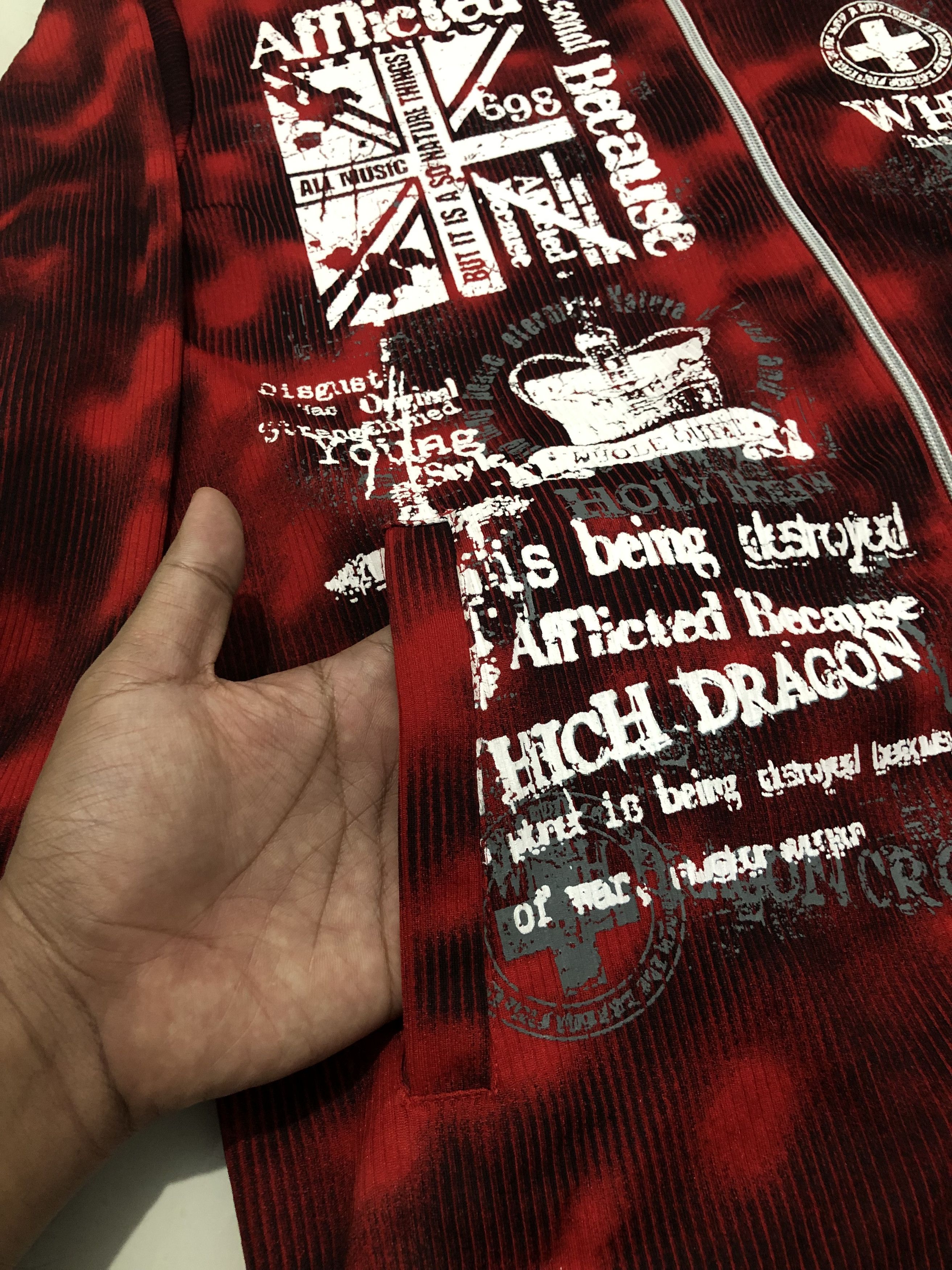 Le Grande Bleu (L.G.B.) Beaumere Gothic poem fur hoodie Size US L / EU 52-54 / 3 - 4 Thumbnail