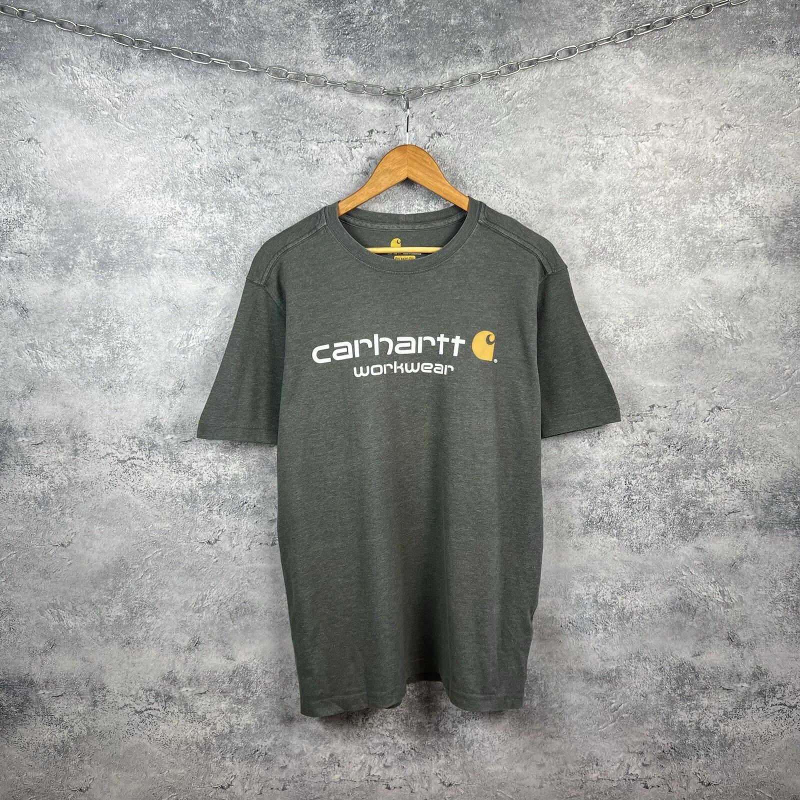 Carhartt Carhartt Tee Men's Size M Short Sleeve Gray Cotton Size US M / EU 48-50 / 2 - 1 Thumbnail