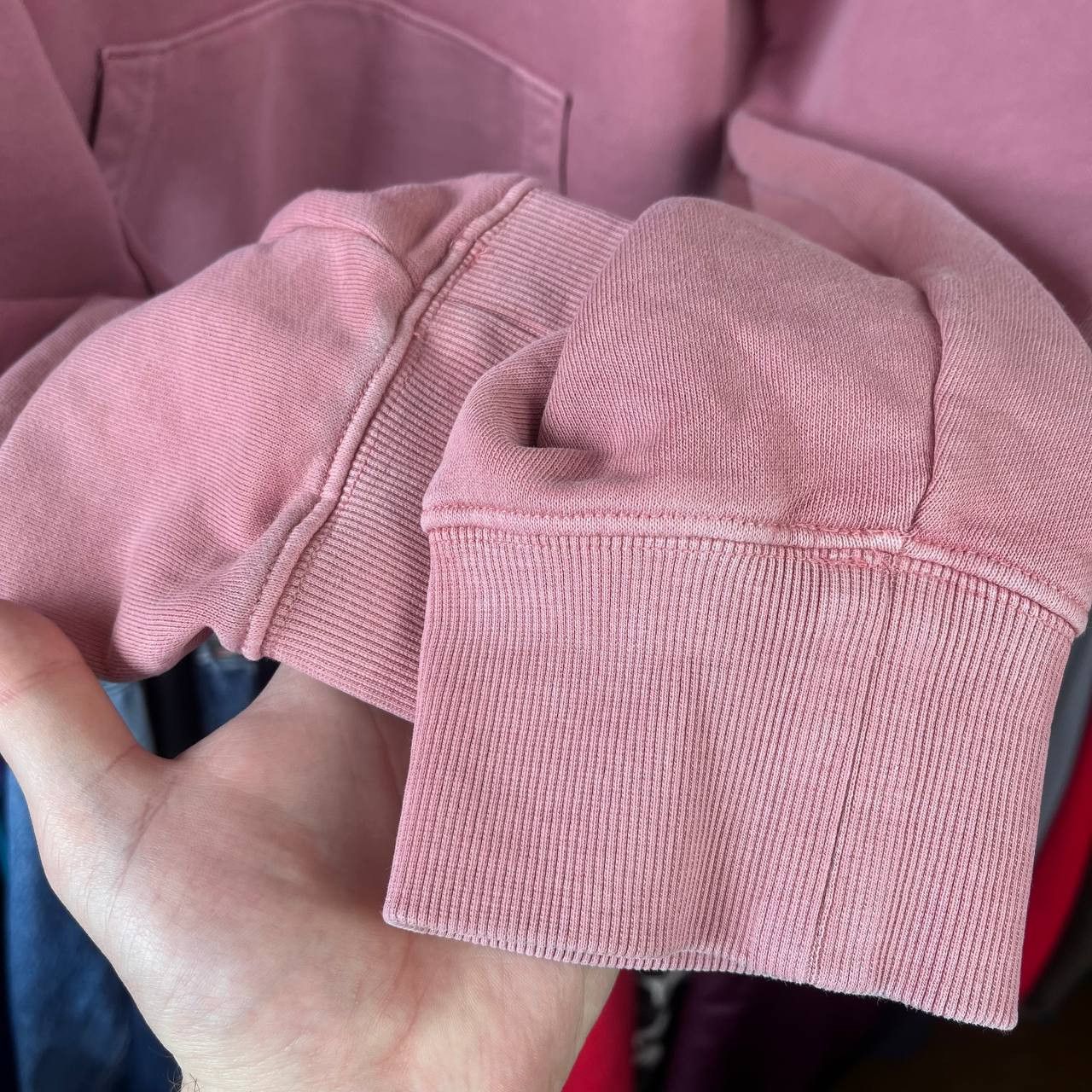 Carhartt Carhartt Baggy Pink Duster Script Sweatshirt Size L Size US L / EU 52-54 / 3 - 7 Thumbnail
