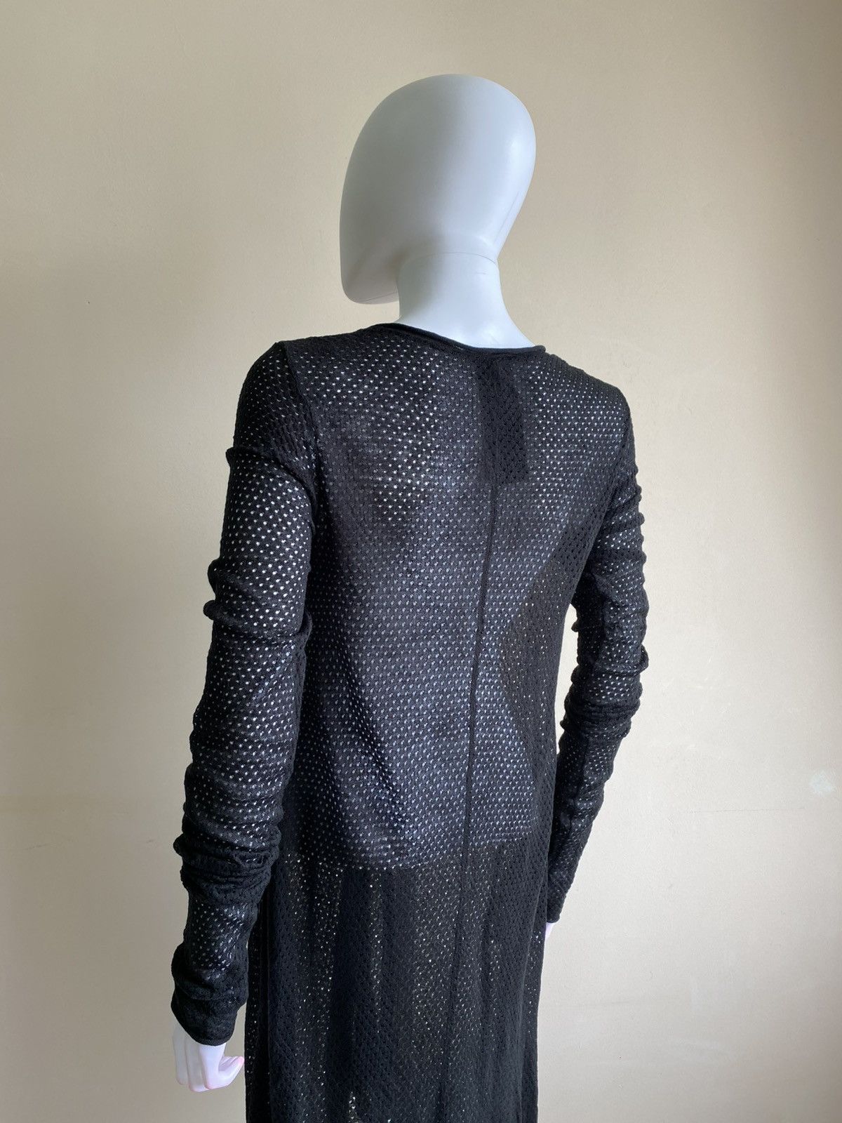 Rundholz Rundholz Black Label Avant Garde Mesh Button Up Midi Dress Size XS / US 0-2 / IT 36-38 - 8 Thumbnail