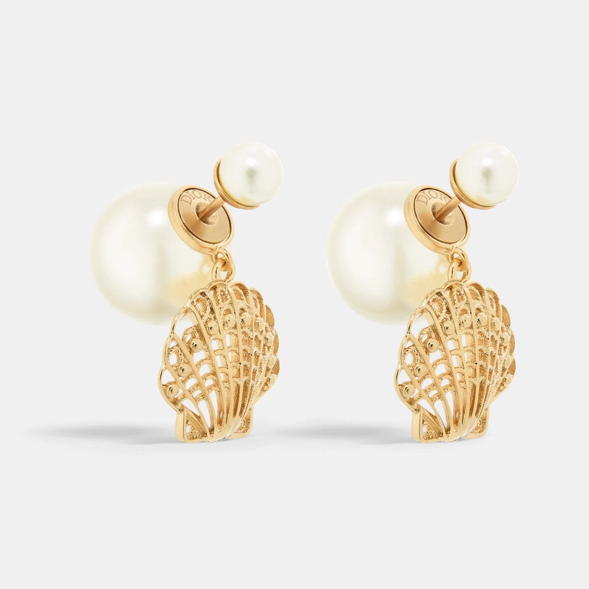 Dior o1bcso1str0126 Size:OS/Tribales Earrings in Golden/White Size ONE SIZE - 1 Thumbnail