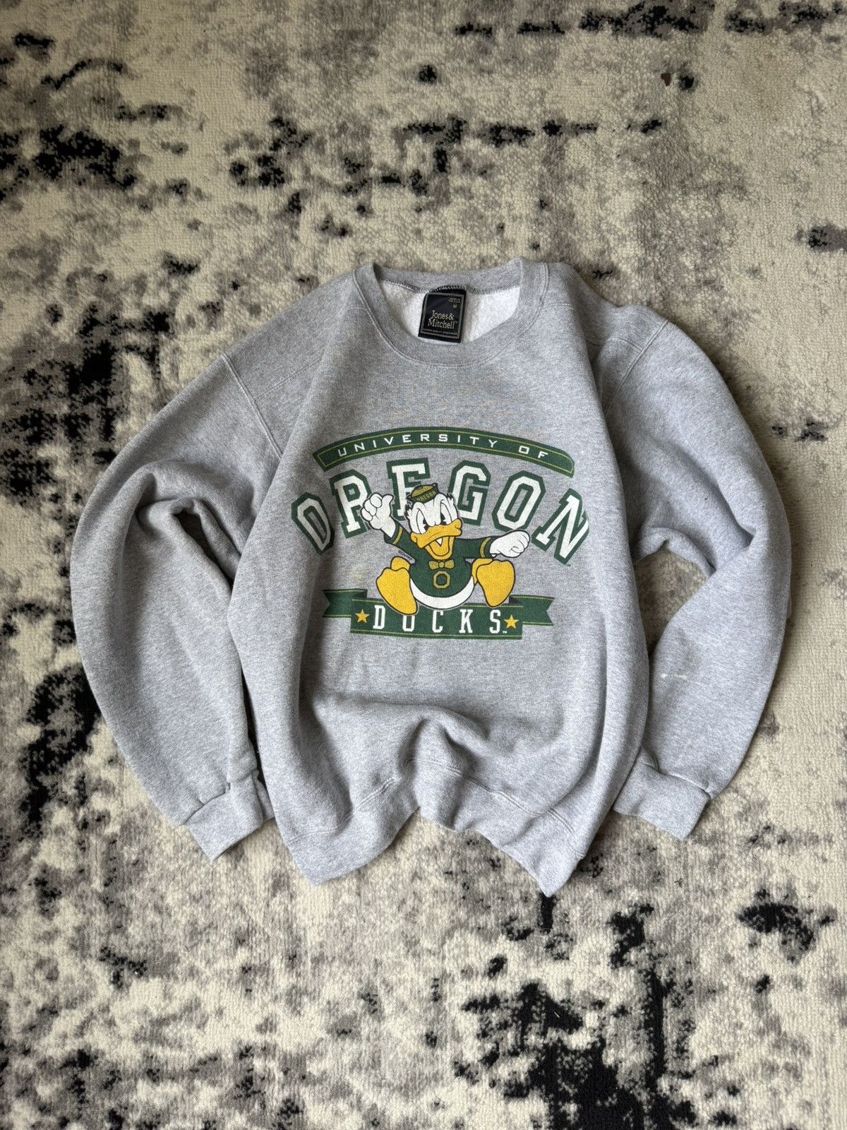 Oregon Ducks Throwback Long Sleeve Dark Green Shirt New By Gear For Sports