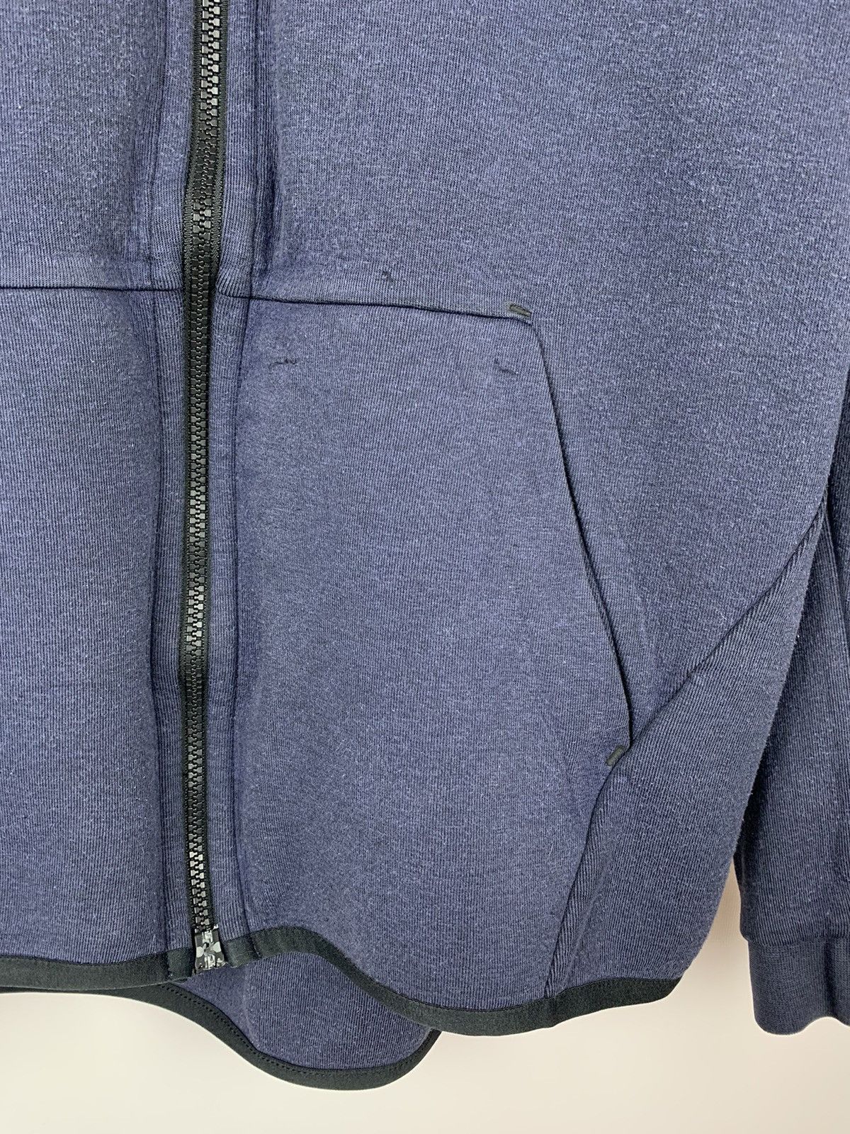 Nike Hype Y2K Nike Tech Fleece Full Zip Hoodie Navy Blue Faded Size US M / EU 48-50 / 2 - 4 Thumbnail