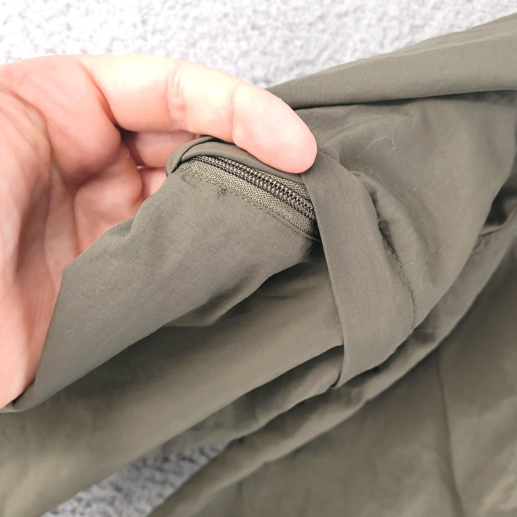 Olive Shirt Mens XL Green Military Olive Vented Caped Hike Outdoor Tactical NYLON Size US XL / EU 56 / 4 - 3 Thumbnail