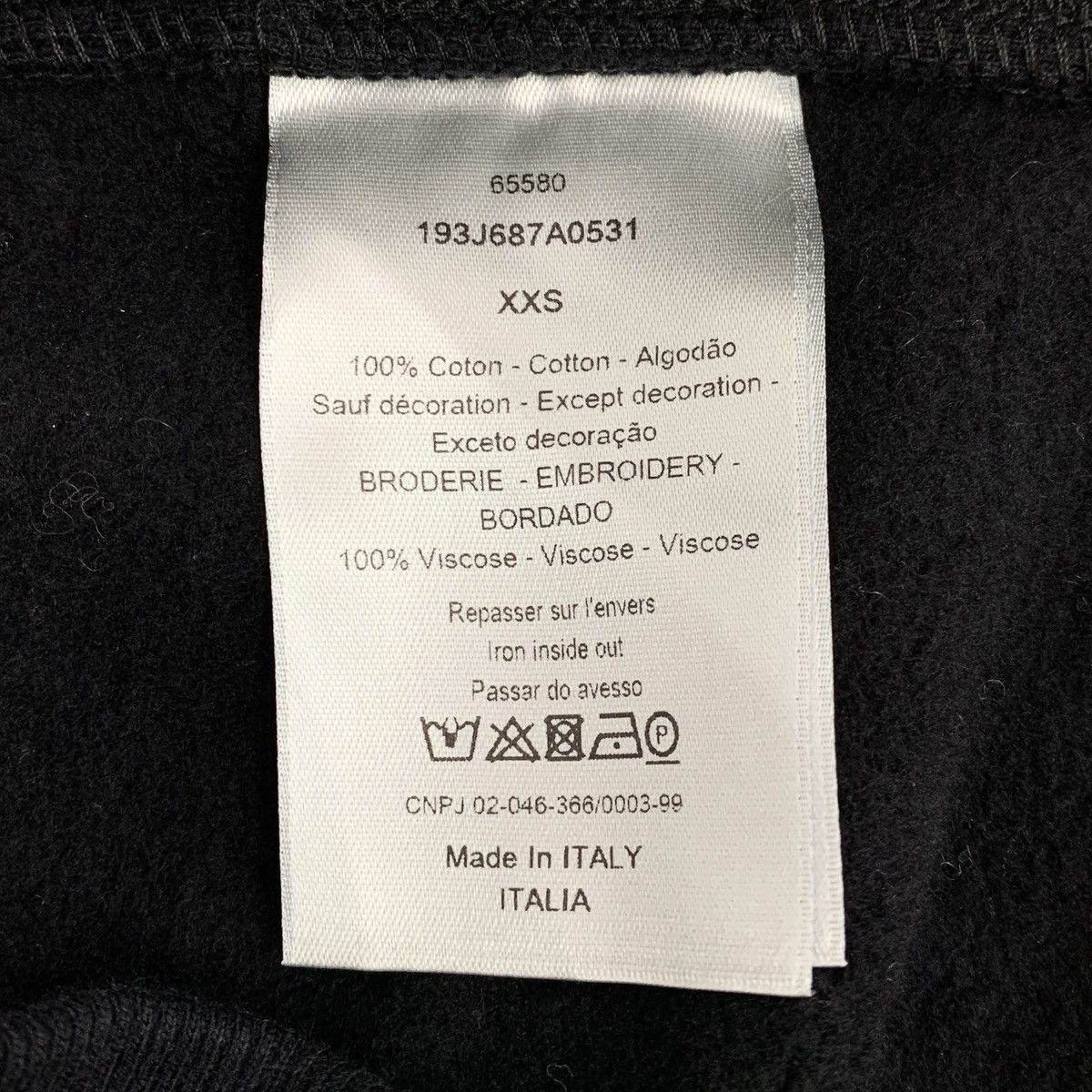 Dior Dior Logo Letter Embroidered Long Sleeve Sweatshirt K26WX Size US XXS / EU 40 - 7 Thumbnail