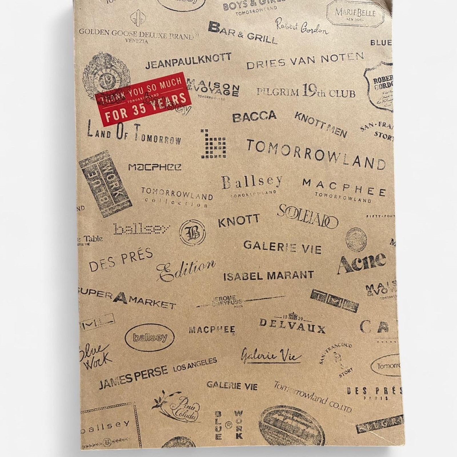 Acne Studios × Dries Van Noten × Vintage Tomorrow land 35th anniversary special Edition fashion Book Size ONE SIZE - 1 Thumbnail