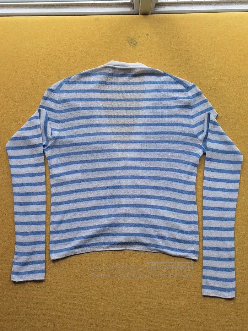 Dior Dior Blue and white striped knitted cardigan coat Size XS / US 0-2 / IT 36-38 - 2 Thumbnail