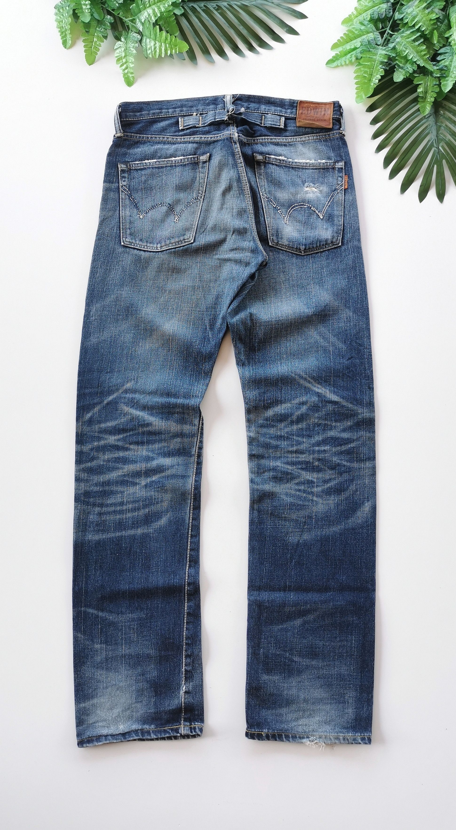 Edwin Edwin 505 zx Selvedge Denim Jeans Size US 32 / EU 48 - 2 Thumbnail