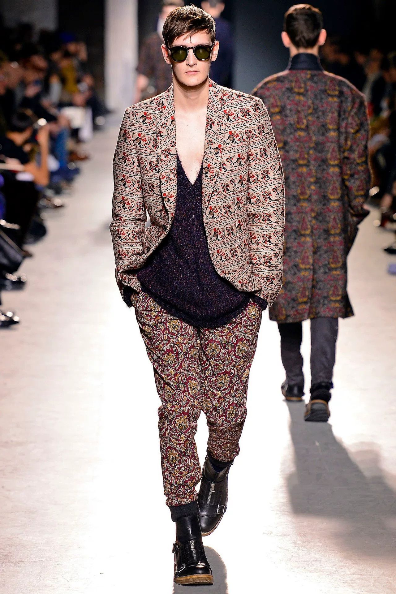 Dries van Noten 2013 Fall Floral Coat