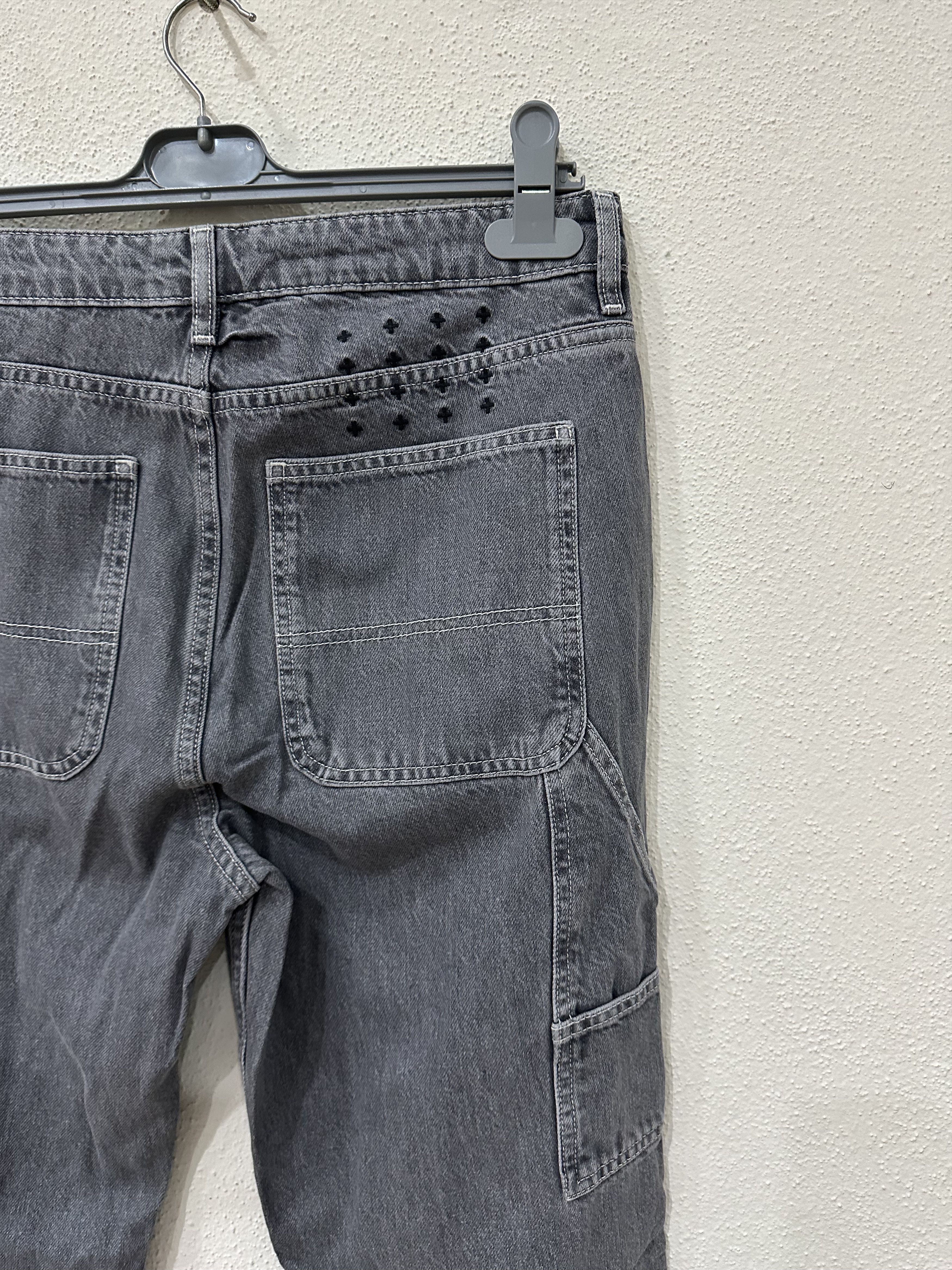 Ksubi Ksubi Operator Double Knee Jeans Grey Size 36 Size US 36 / EU 52 - 6 Thumbnail
