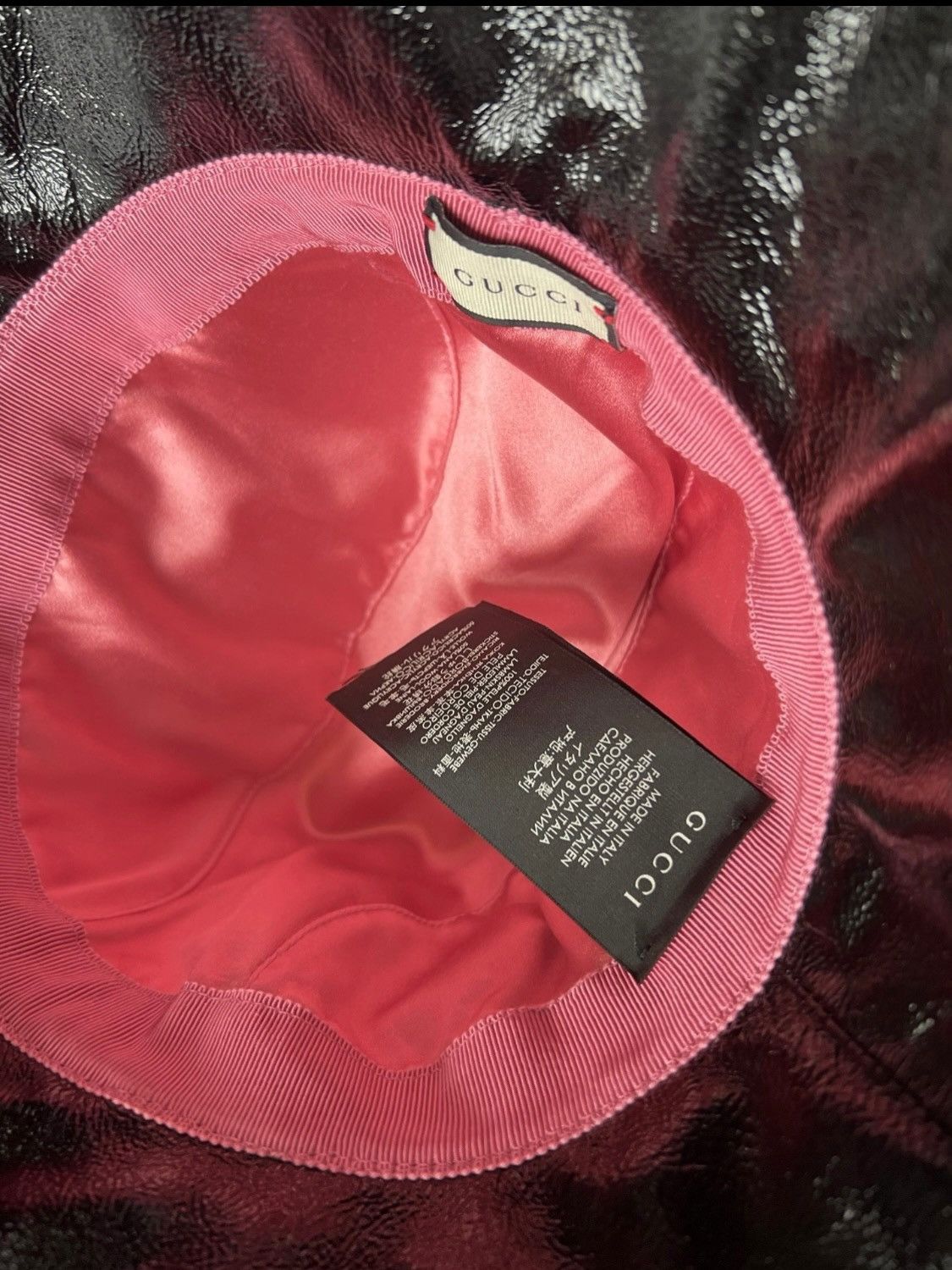 Gucci Gucci floral leather hat Size ONE SIZE - 5 Thumbnail
