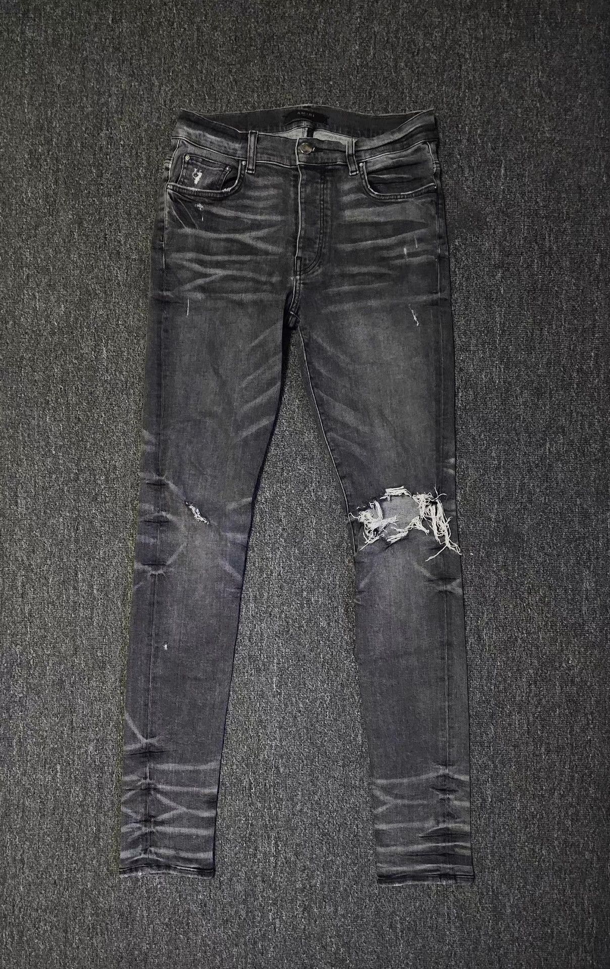 Amiri Grey Jeans