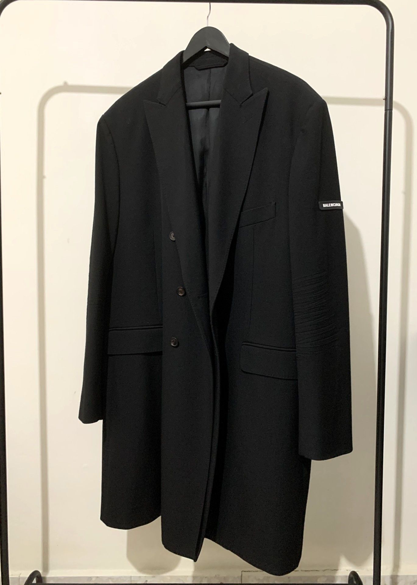 Balenciaga Virgin Wool Coat Size US S / EU 44-46 / 1 - 1 Thumbnail
