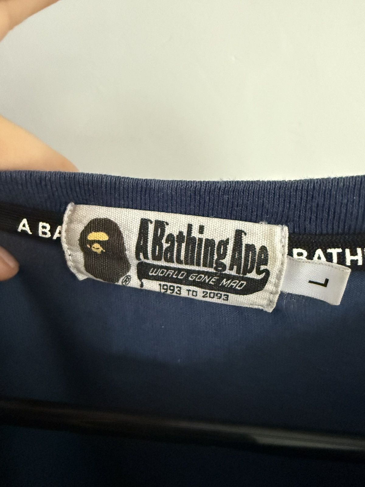 Bape BAPE BLUE CAMO LONG SLEEVE T SHIRT Size US L / EU 52-54 / 3 - 3 Thumbnail