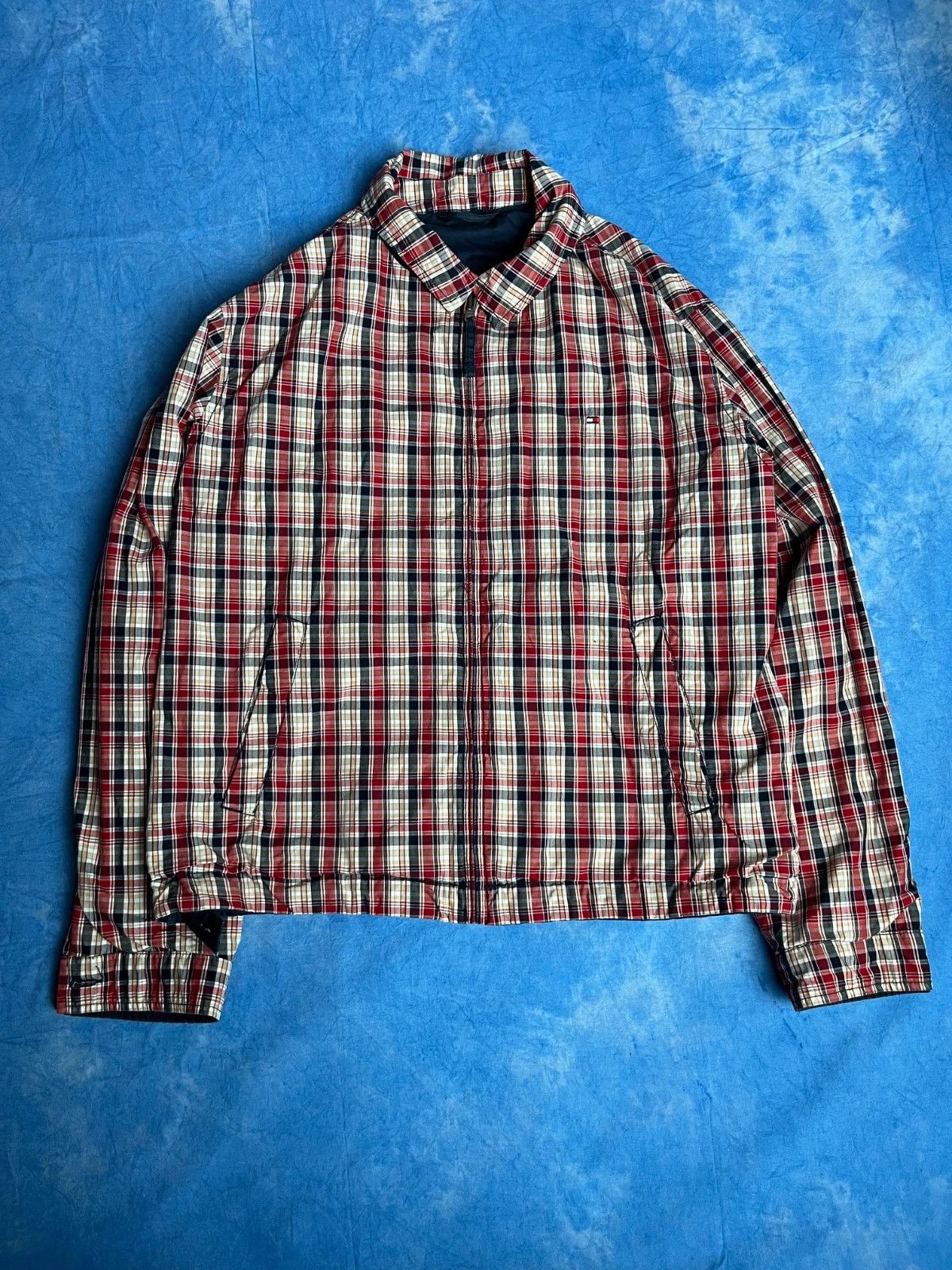Tommy Hilfiger Vintage 00s Tommy Hilfiger Reversible Jacket y2k USA Size US L / EU 52-54 / 3 - 1 Thumbnail