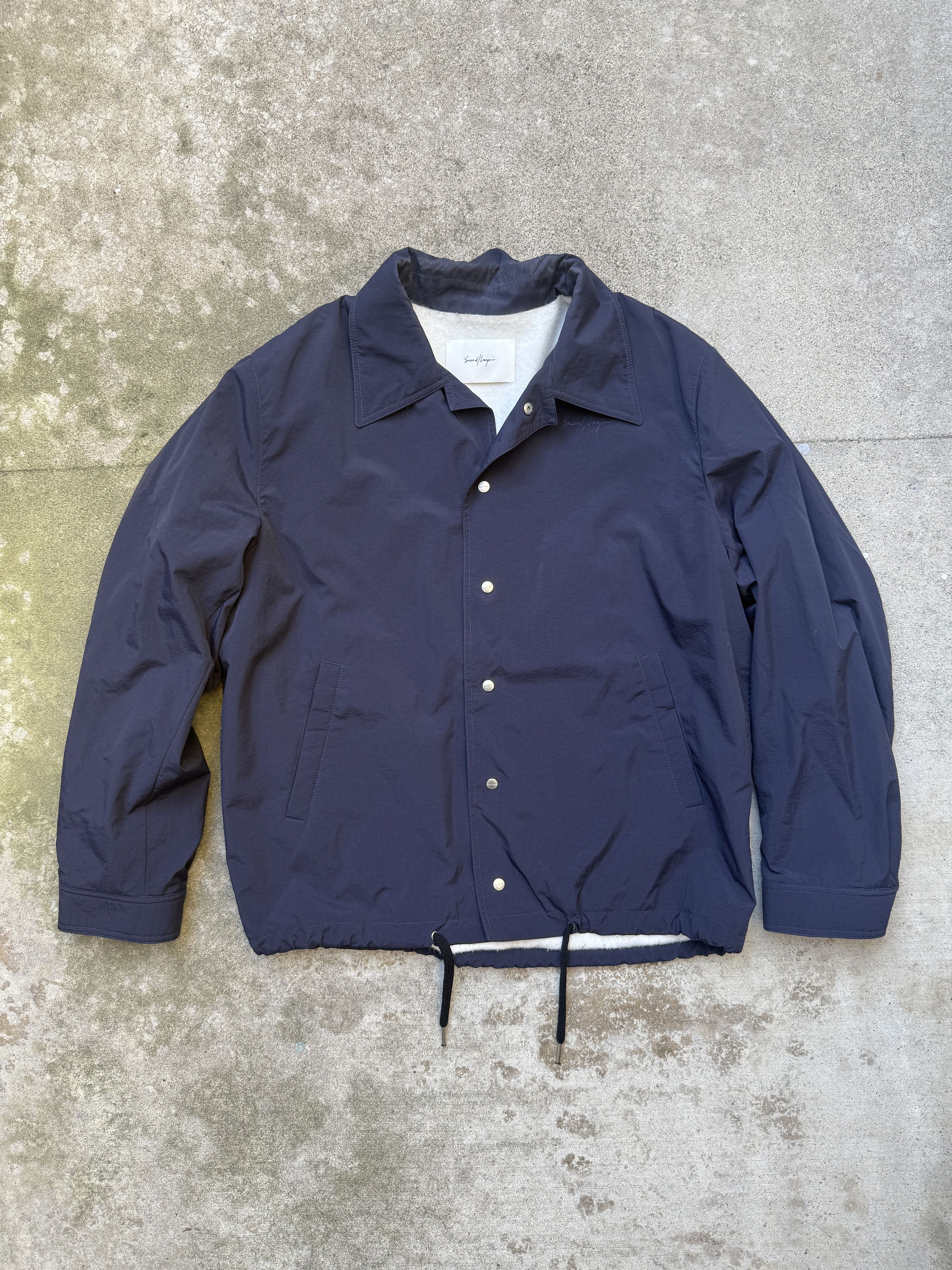 second layer coach's jacket button up wool lined 56 L XL