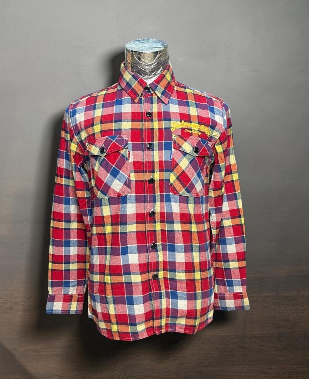 Tedman Tedman Company Embroidery Flannel Button Up Size US M / EU 48-50 / 2 - 1 Thumbnail