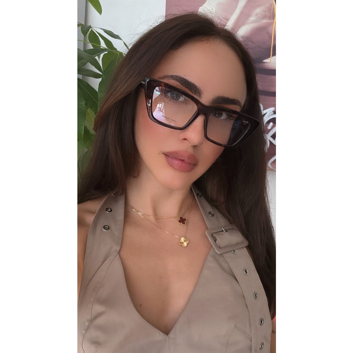 Saint Laurent Paris NEW Saint Laurent SL276 Mica Optical Frames in Brown Size ONE SIZE - 2 Thumbnail