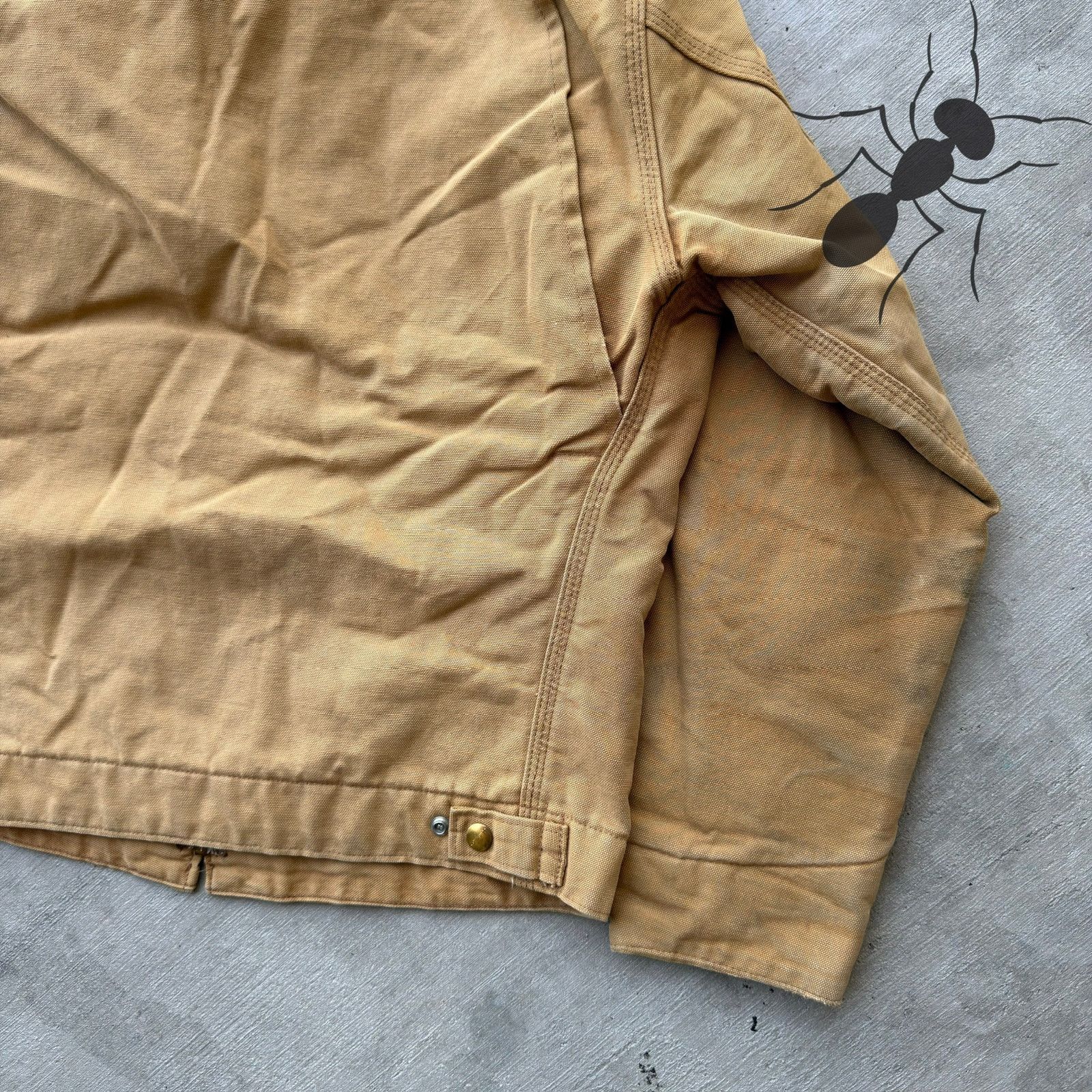 Carhartt × Vintage Carhartt faded brown detroit work wear jacket Size US S / EU 44-46 / 1 - 8 Thumbnail