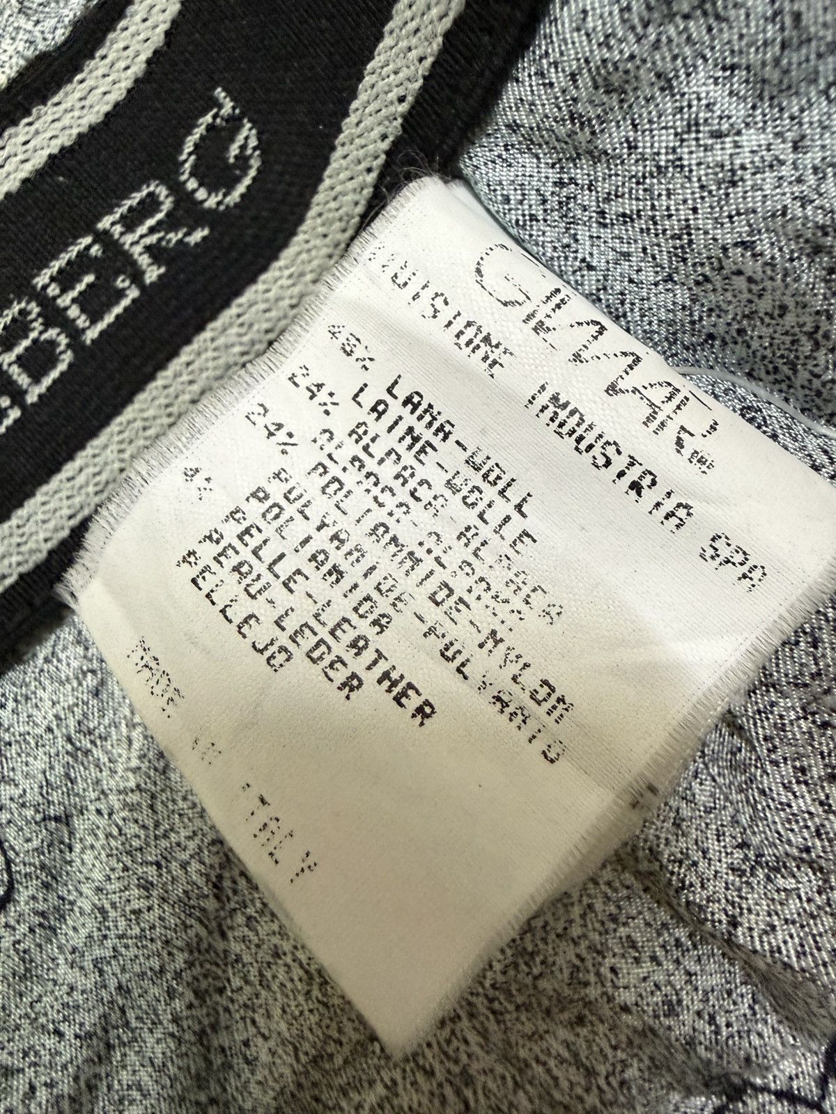Iceberg Vintage 90s Iceberg Tunes Riri Opti Zipper Wool Jacket Hodie Size US XL / EU 56 / 4 - 10 Thumbnail