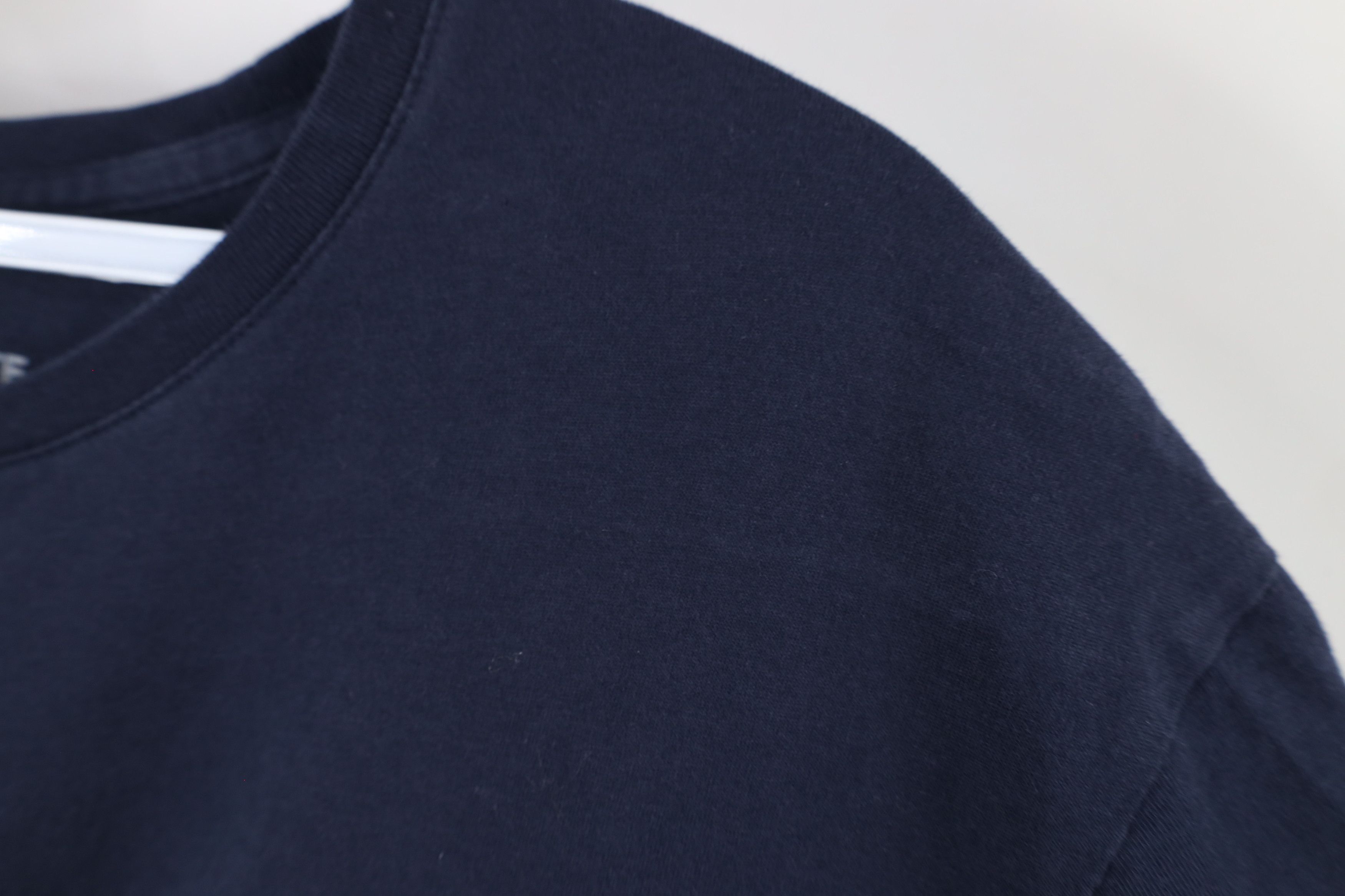 Lacoste × Vintage Lacoste Long Faded Croc Logo Pima Cotton T-Shirt Navy Blue Size US XXL / EU 58 / 5 - 5 Thumbnail