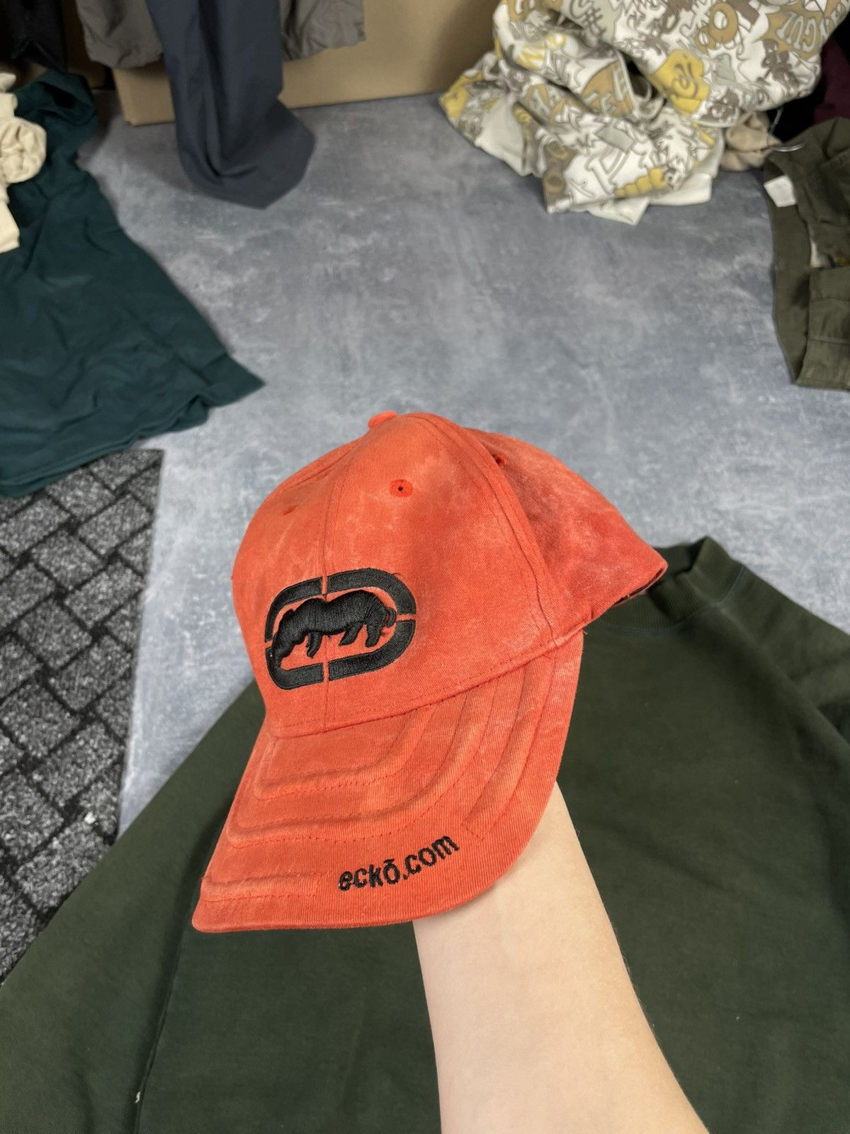 Ecko Unltd. × Vintage Vintage 99s flex fit Ecko unltd like Karl Kani Rap Hip Cap Size ONE SIZE - 1 Thumbnail