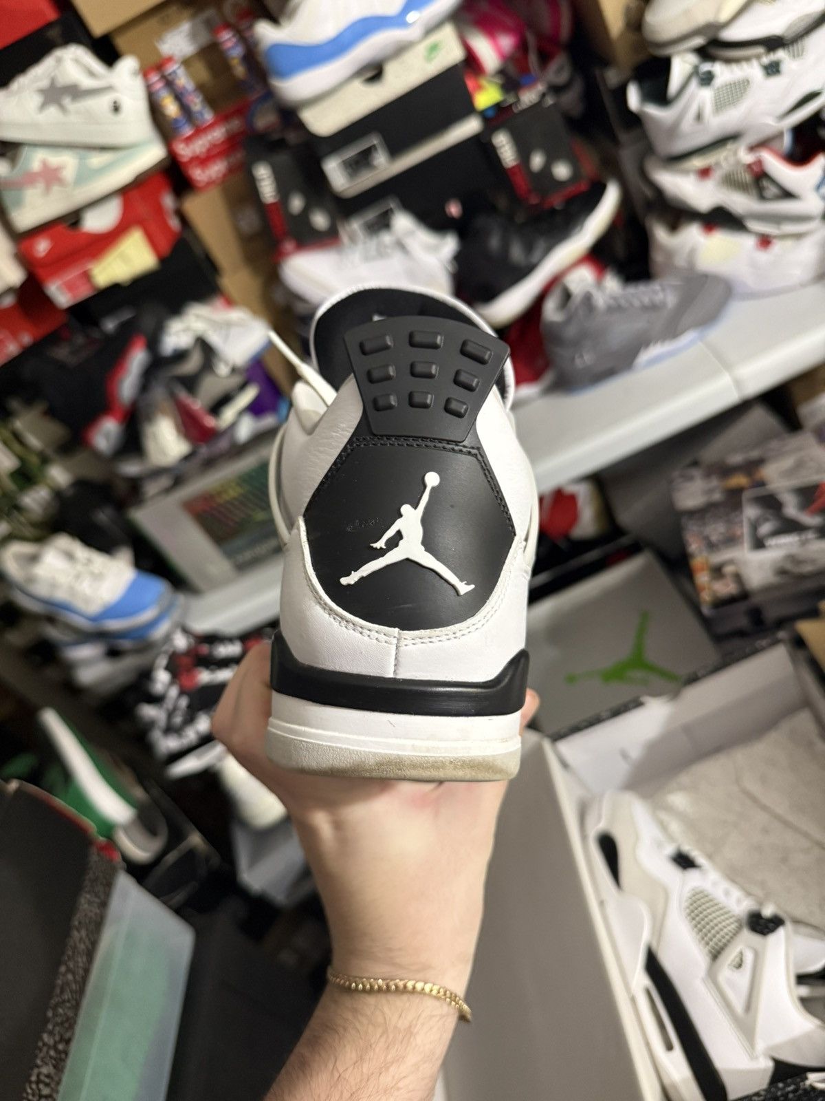 Jordan Brand Jordan retro 4 military black sz 11 Size US 11 / EU 44 - 4 Thumbnail