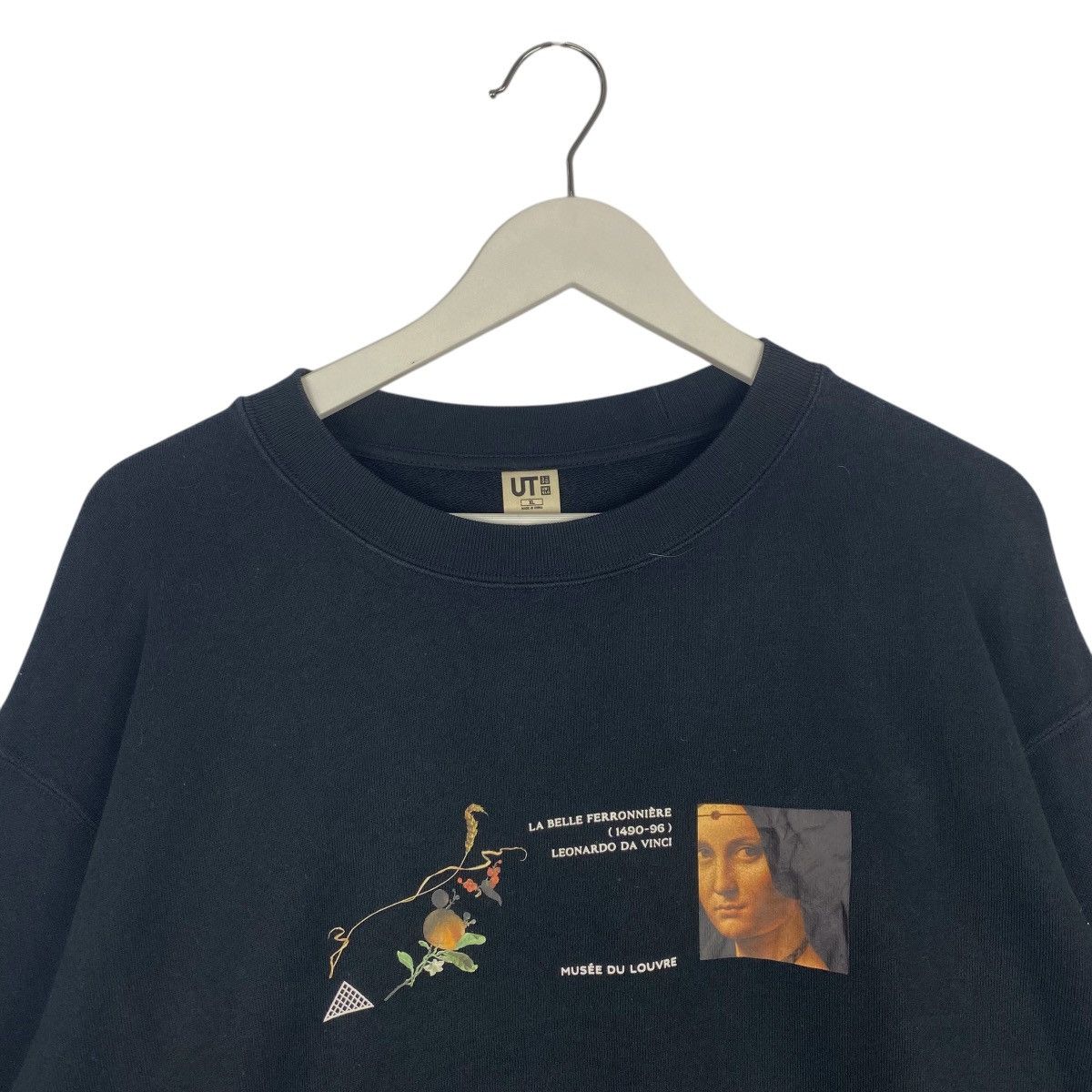 Vintage Vintage Leonardo Da Vinci Uniqlo Sweatshirt Crewneck Black Size US M / EU 48-50 / 2 - 4 Thumbnail