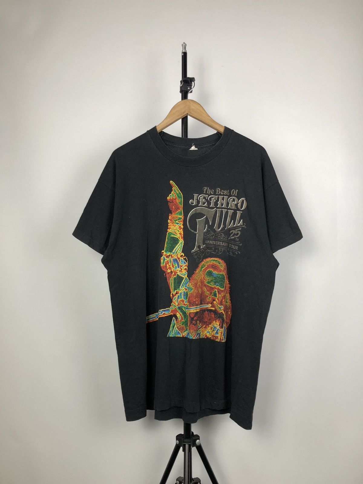 Band Tees × Vintage Vintage 90s The Best Of Jethro Full Tour 25th very rare tee Size US L / EU 52-54 / 3 - 1 Thumbnail