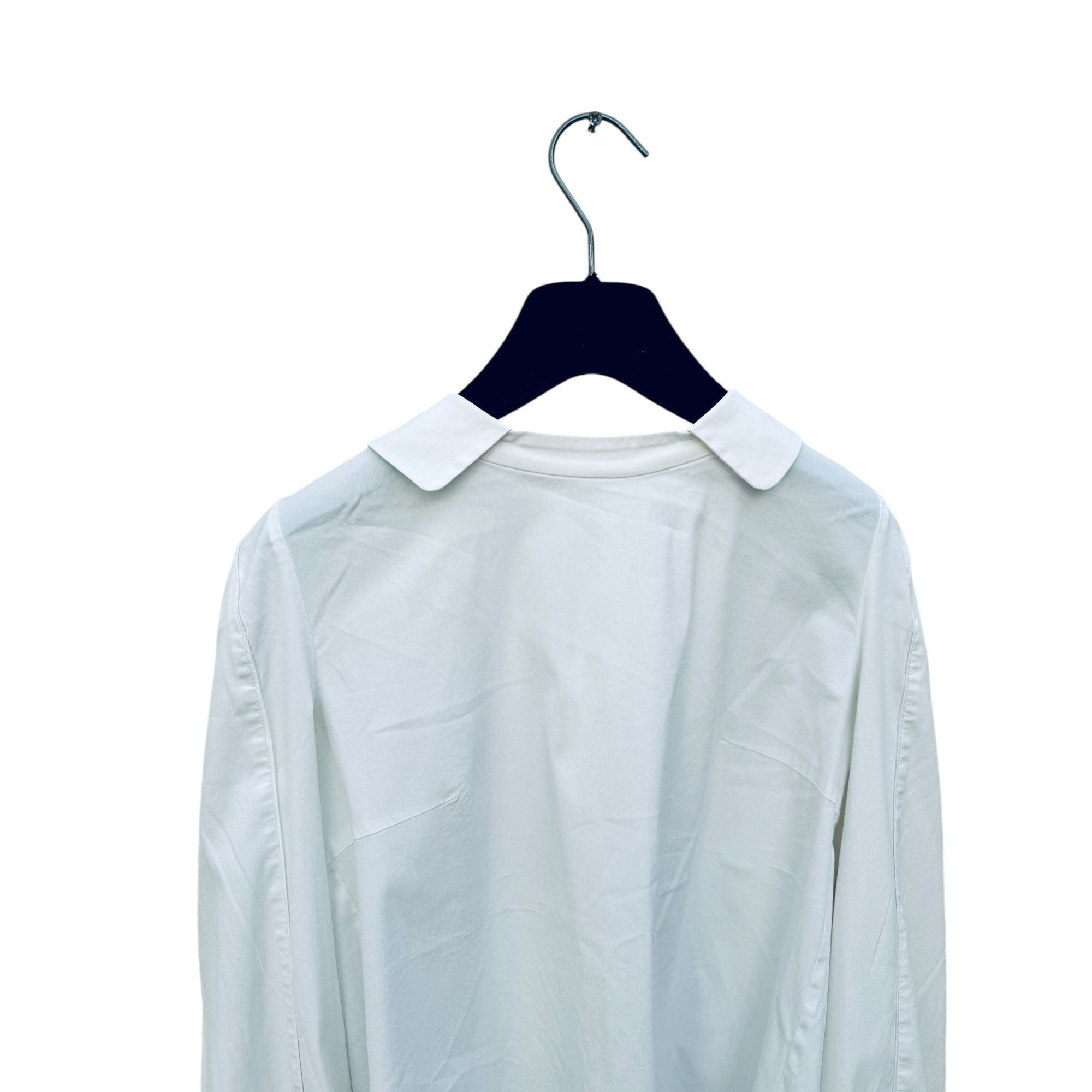 Miu Miu White Reversed Shirt Size M / US 6-8 / IT 42-44 - 6 Thumbnail