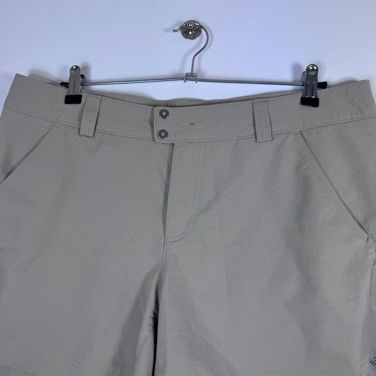 Columbia Columbia Womens Hiking Shorts Beige Outdoor Lightweight Sz L Size 38" / US 16 / IT 52 - 2 Thumbnail