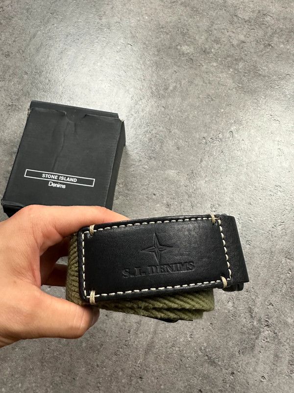 Stone Island Stone Island belt mens green black Size ONE SIZE - 4 Thumbnail