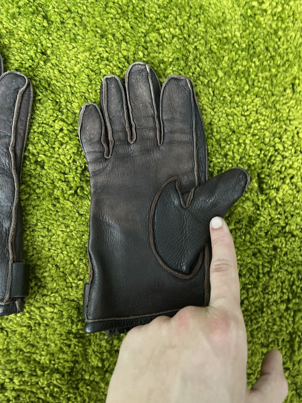 Gucci × Tom Ford Gucci archive real leather gloves Size 32 - 6 Thumbnail