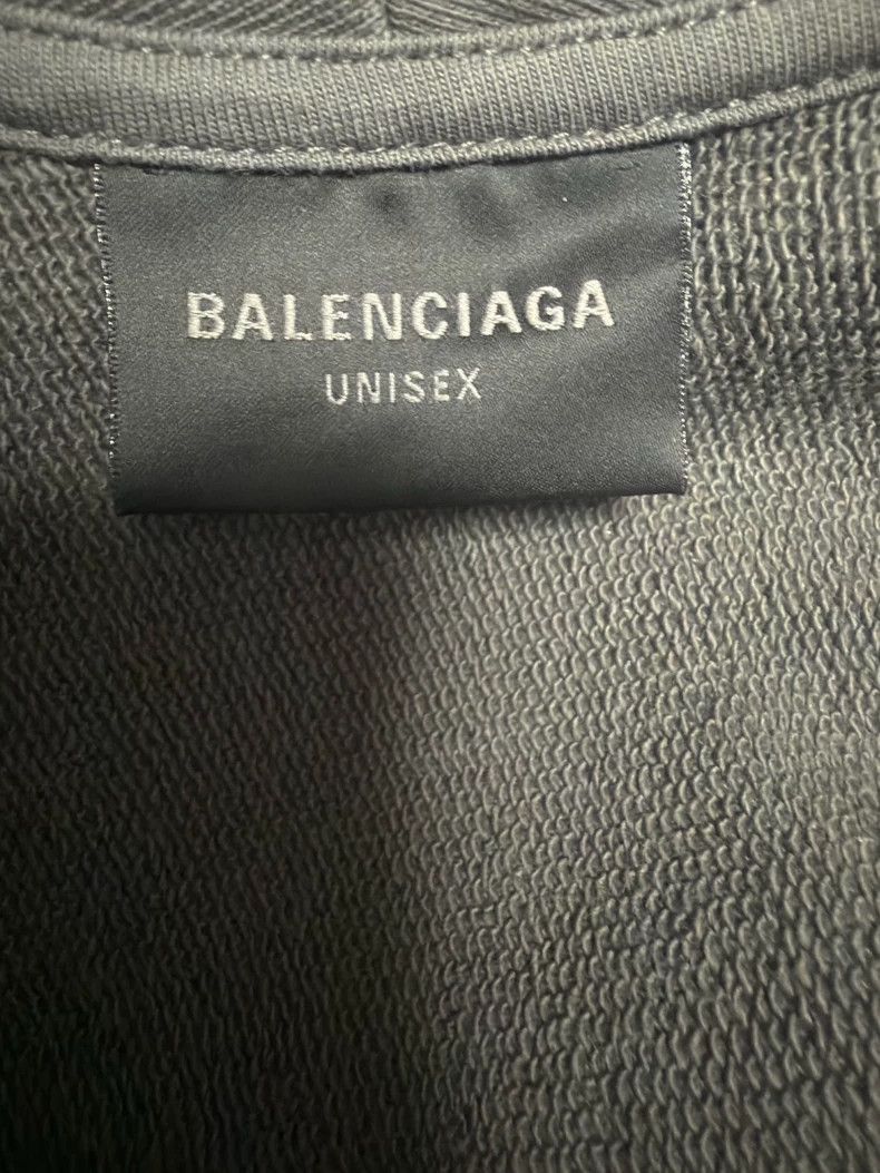 Balenciaga Balenciaga Grey Mud Stained Coke Tape Hoodie-2506 Size US XL / EU 56 / 4 - 3 Thumbnail