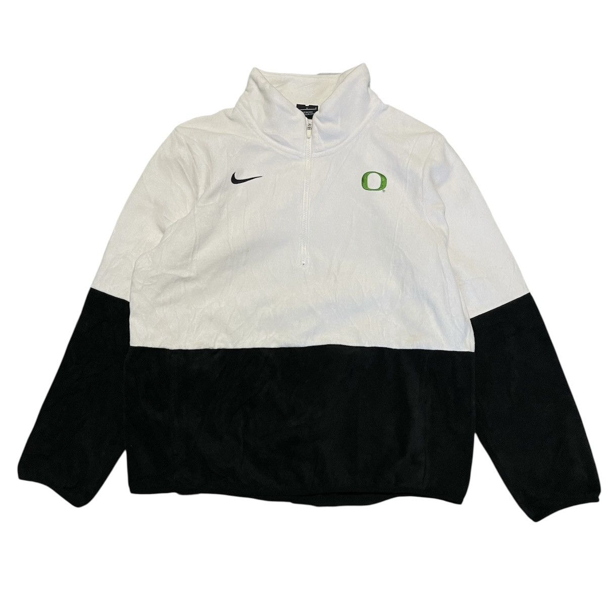 Nike Nike Oregon Ducks White/Black Performance Fleece Size L / US 10 / IT 46 - 1 Thumbnail