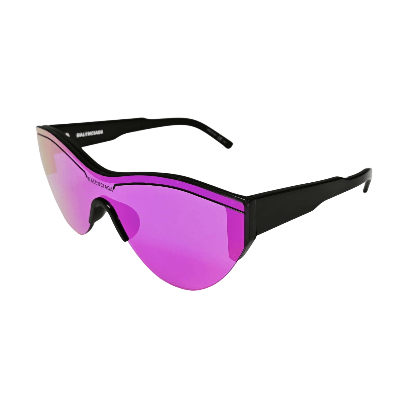 Balenciaga Balenciaga BB0004SA Shield Sunglasses One Size Size ONE SIZE - 1 Thumbnail