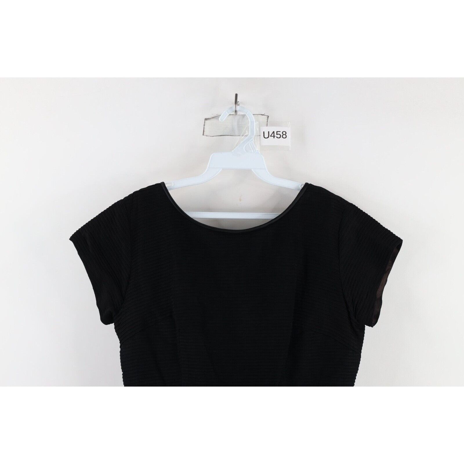 Vintage Vintage 50s 60s Rockabilly ]Distressed Satin Trim Dress Size M / US 6-8 / IT 42-44 - 2 Thumbnail