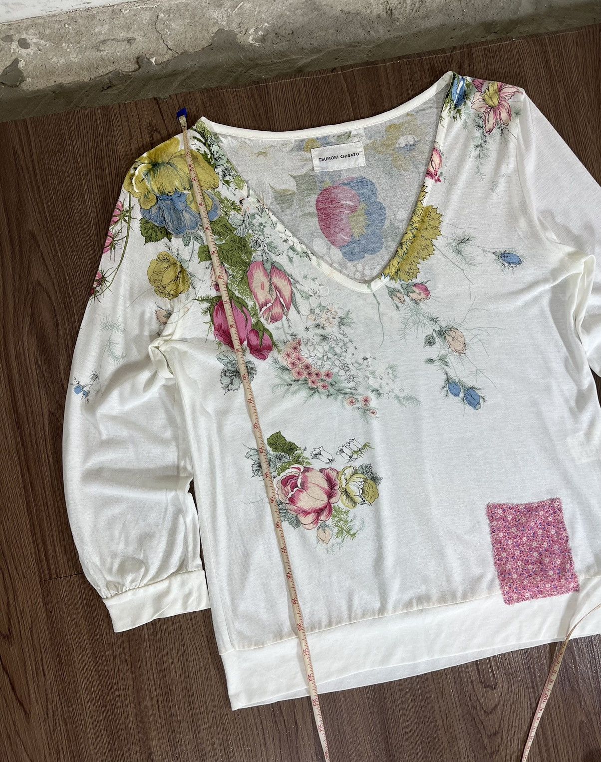 Tsumori Chisato Tsumori Chisato Floral Print Long Sleeve Top Size S / US 4 / IT 40 - 12 Thumbnail
