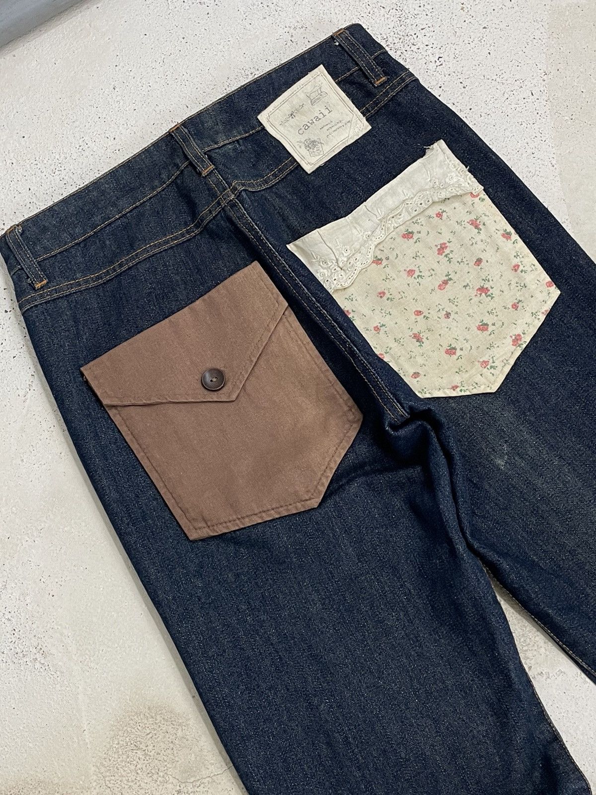 Designer Cawaii Slim Flower Art Life France Poem Size 27" / US 4 / IT 40 - 13 Thumbnail