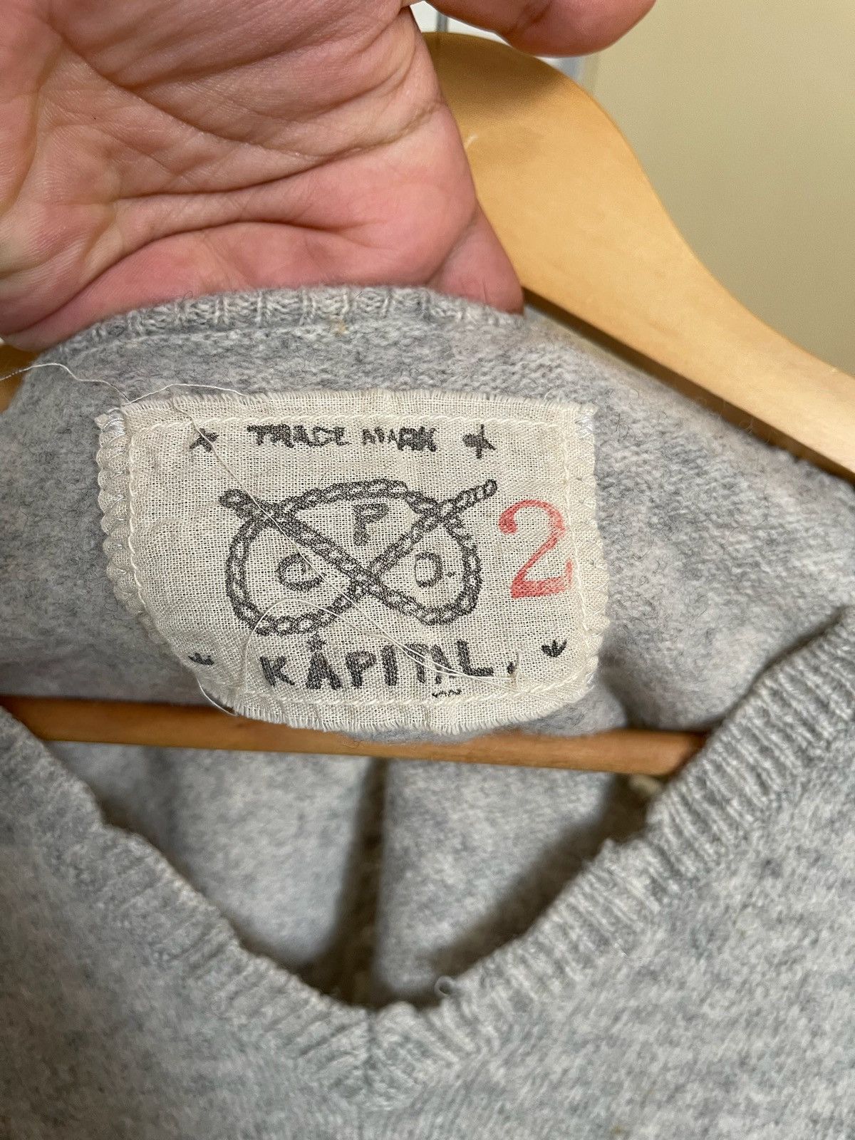 Japanese Brand × Kapital Kapital CPO Wool Bullet Holes Knitwear Size US M / EU 48-50 / 2 - 7 Thumbnail
