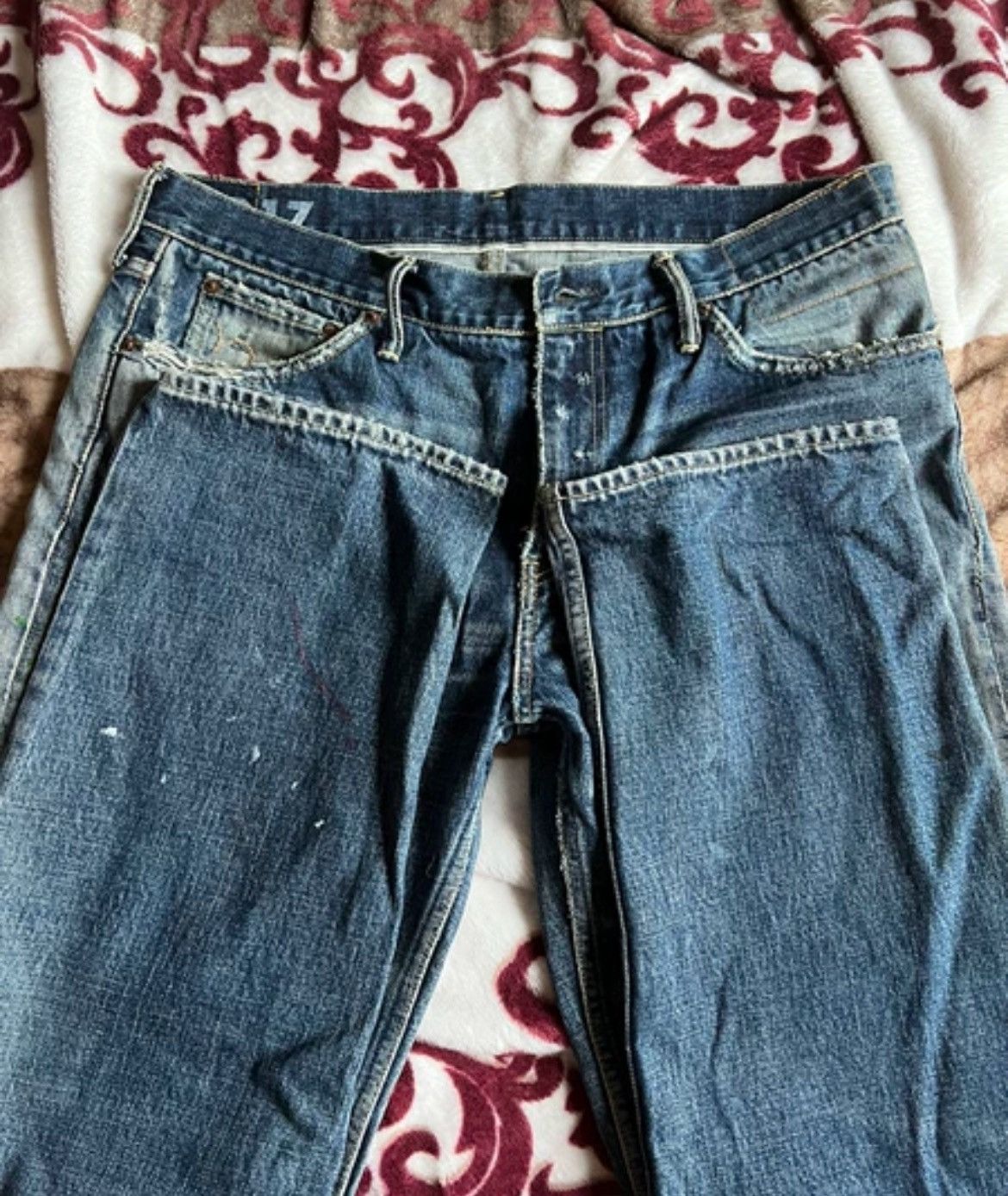 Visvim VISVIM SOCIAL SCULPTURE DAMAGED-17 D17 jeans Size US 38 / EU 54 - 3 Thumbnail