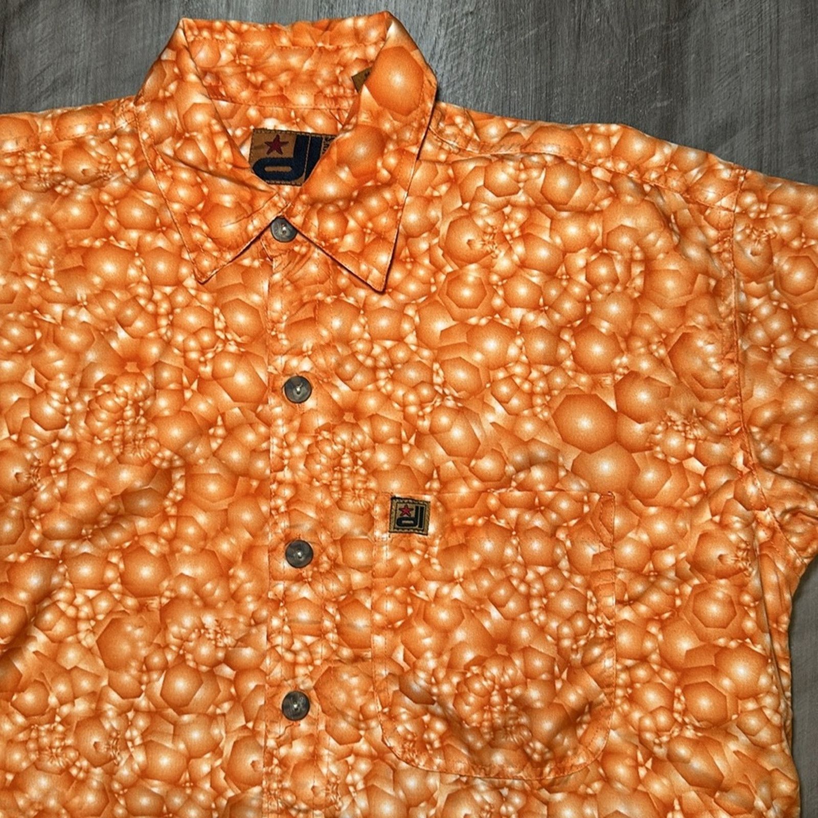 Other Dr. Lucky’s & Son Geo Cube Short Sleeve Button Down - Large Size US L / EU 52-54 / 3 - 5 Thumbnail