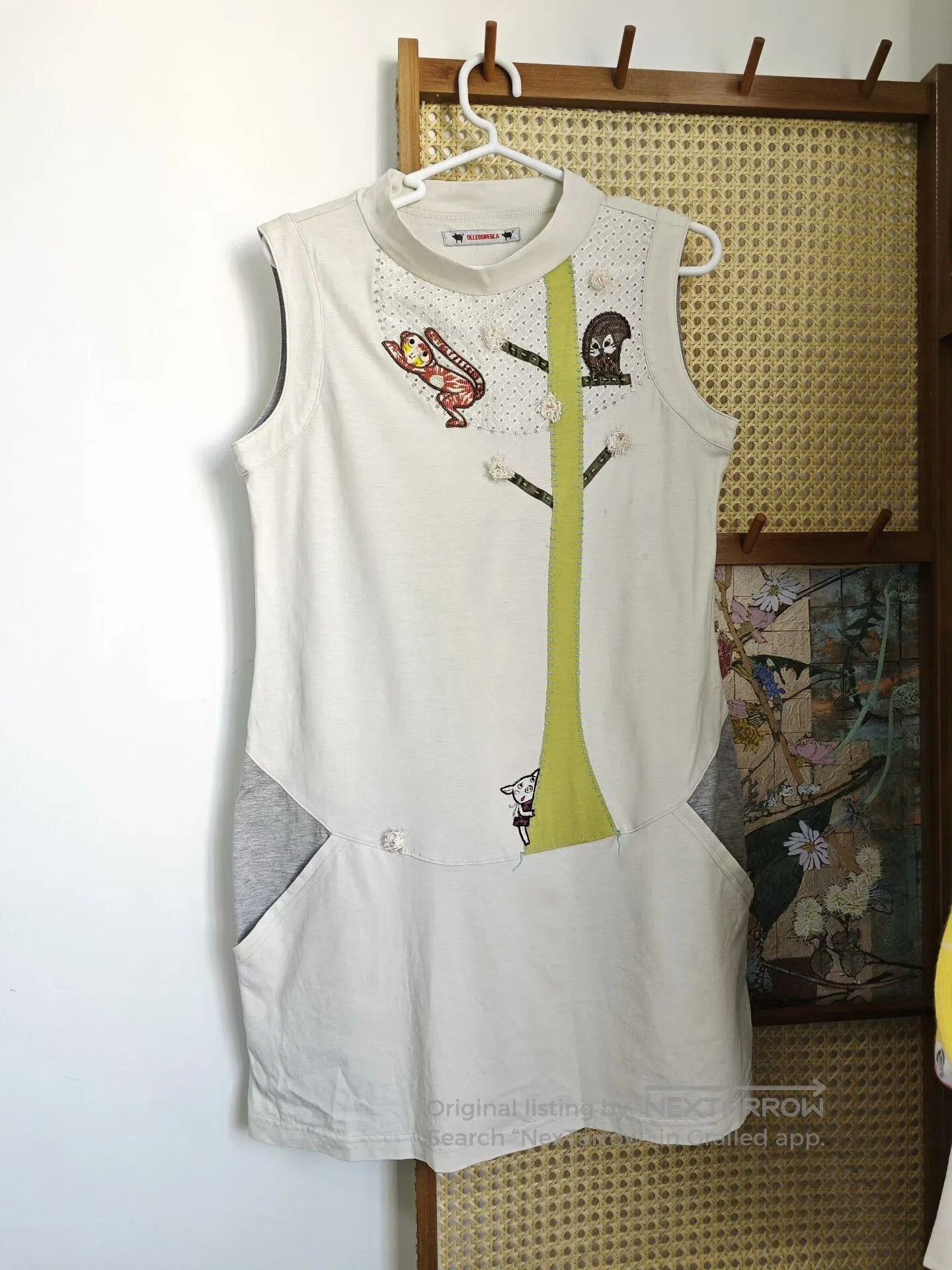Authentic Pigment OLLEBOREBLA Vintage Embroidered Dress. Size M / US 6-8 / IT 42-44 - 1 Thumbnail
